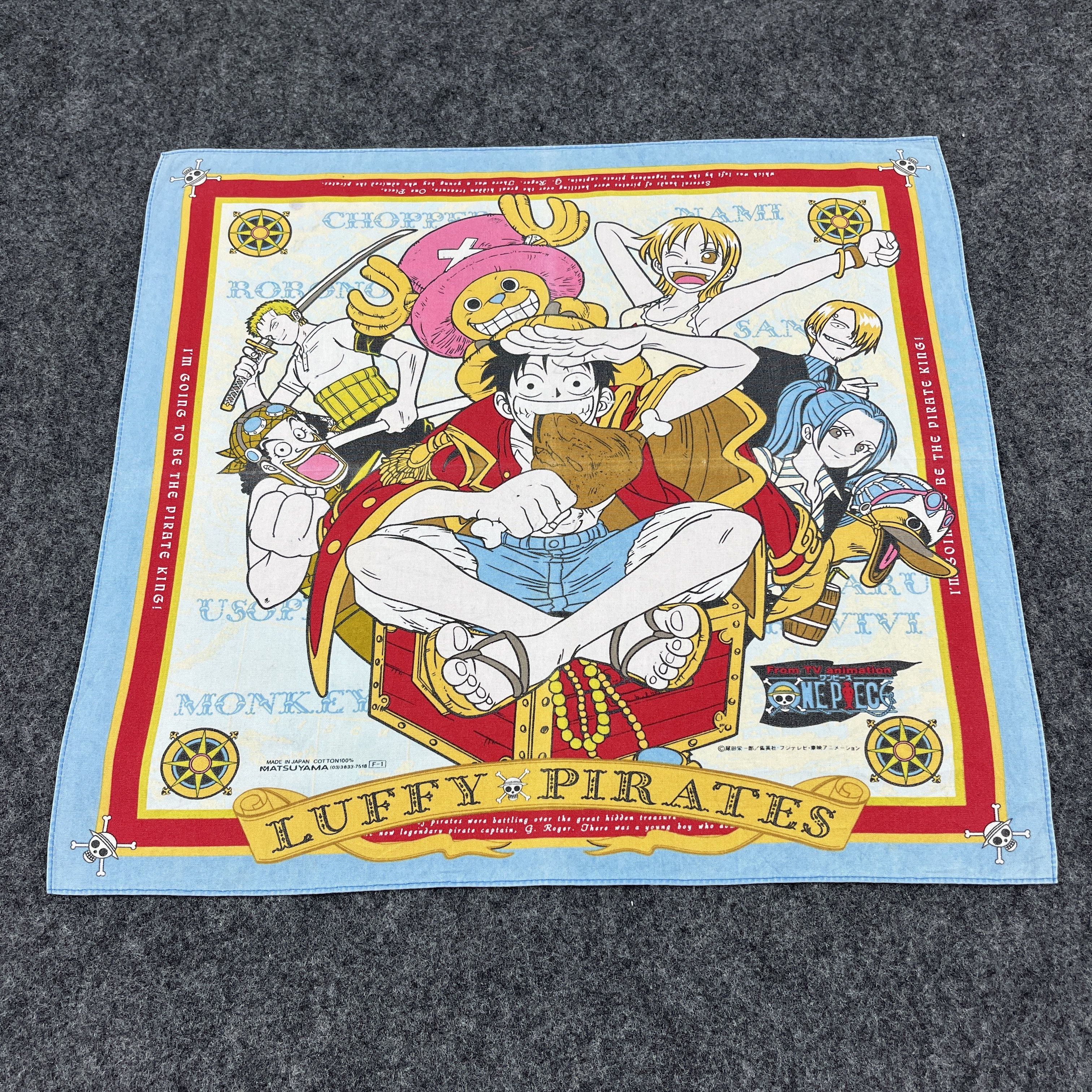 Anime One Piece Handkerchief / Bandana / Neckerchief B137 Size ONE SIZE - 1 Thumbnail