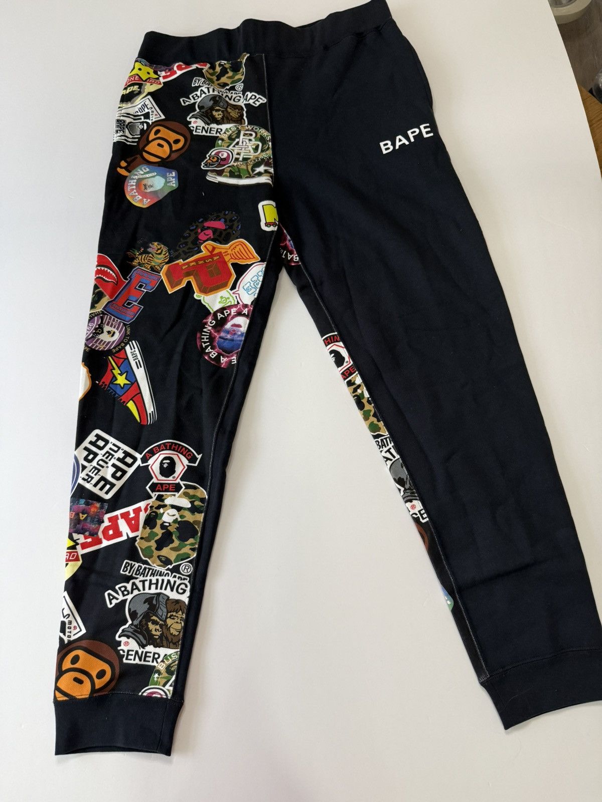 Bape Bape Graphic Joggers Size US 40 / EU 56 - 2 Thumbnail