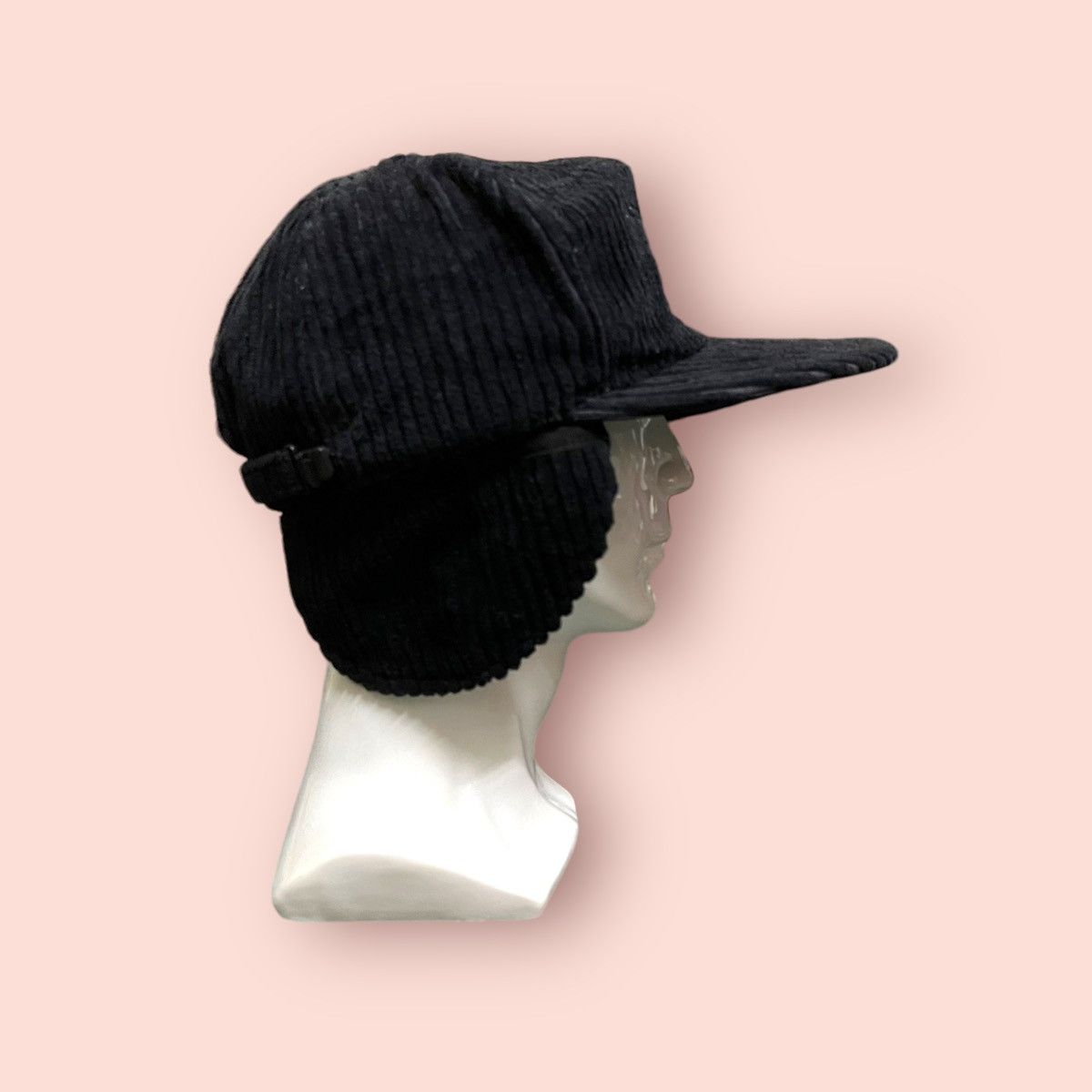 Playboy VINTAGE PLAYBOY EAR FLAP CORDUROY TRAPPER HAT Size ONE SIZE - 4 Thumbnail