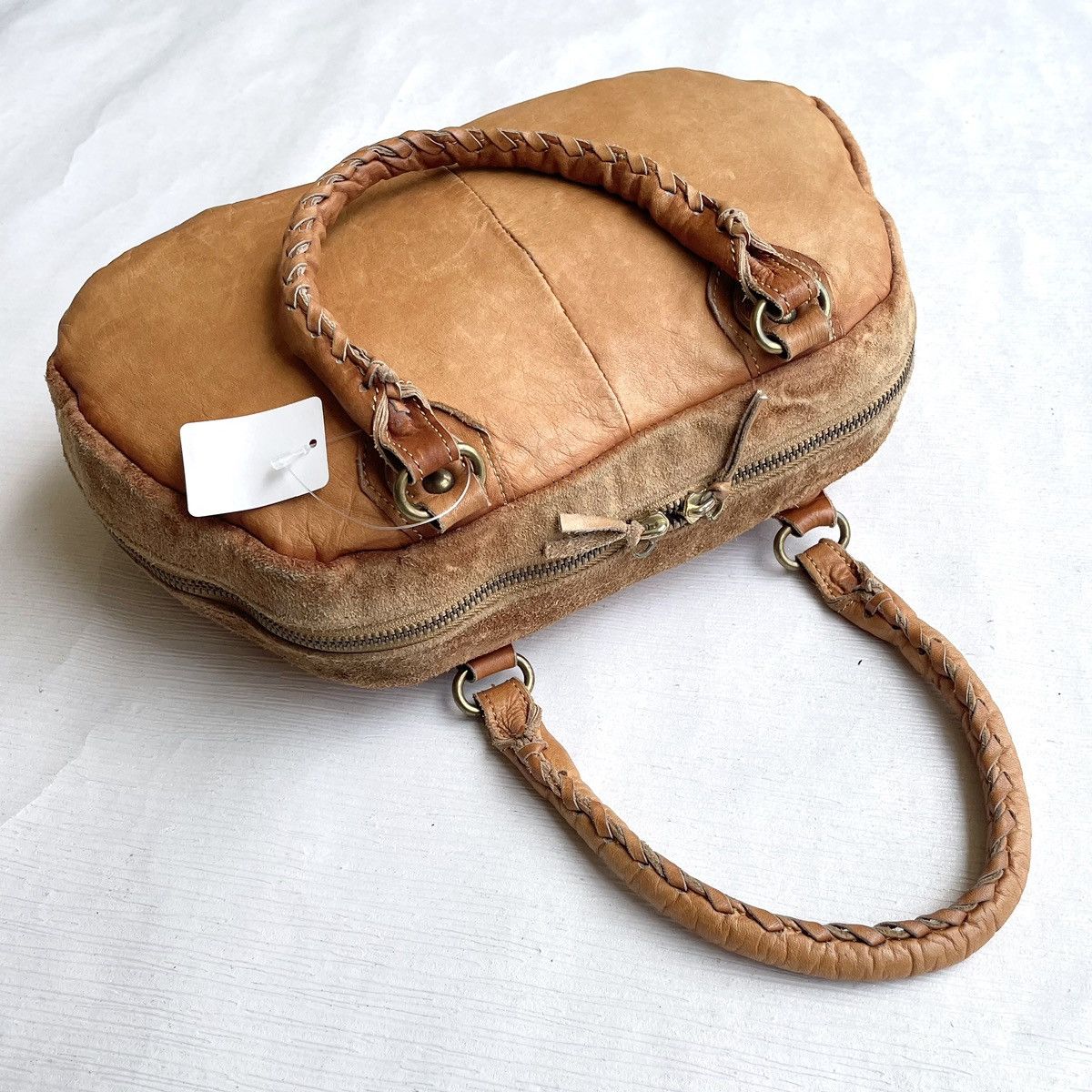 Japanese Brand × Leather Vintage Japan Leather Mini Handbag Size ONE SIZE - 8 Thumbnail