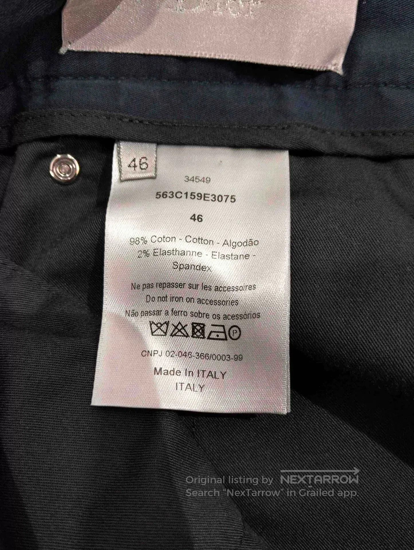 Dior Dior Navy Blue Cargo Shorts Size 46. Size US 36 / EU 52 - 4 Thumbnail