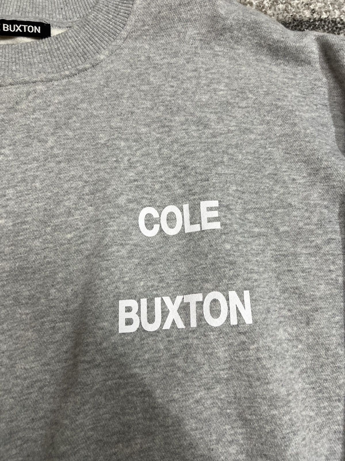 Cole Buxton Cole Buxton distressed crewneck sweater gray rare Size US S / EU 44-46 / 1 - 2 Thumbnail