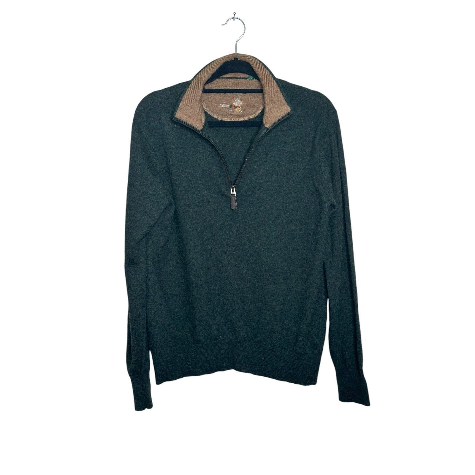 Orvis Orvis dark green 1/4 zip neck pullover sweater size Small Size US S / EU 44-46 / 1 - 11 Thumbnail