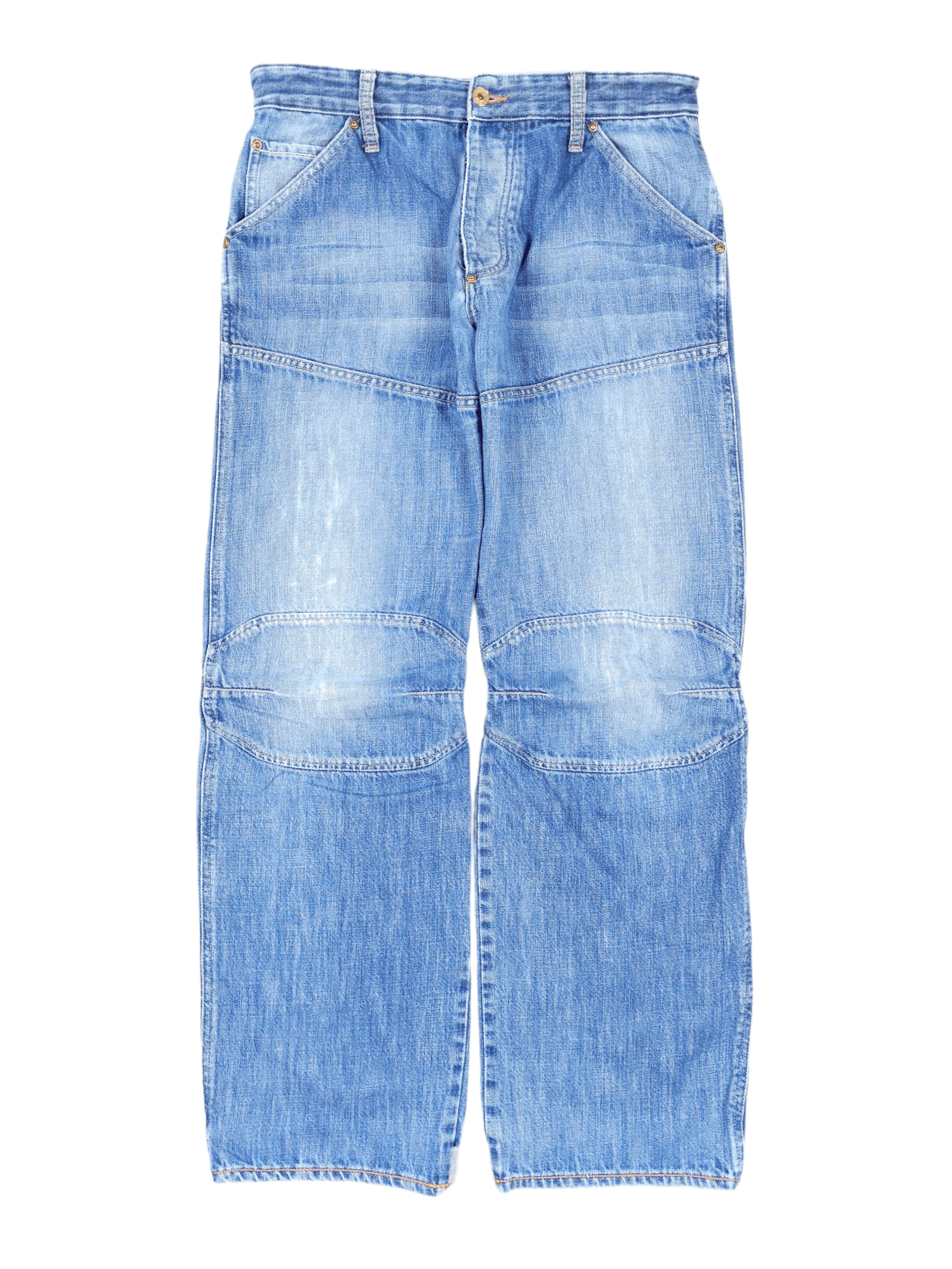 G-Star × Japanese Brand 💎 Size 33/32 90's G-star Raw Denim Jeans Y2K Loose Baggy Size US 33 - 1 Thumbnail