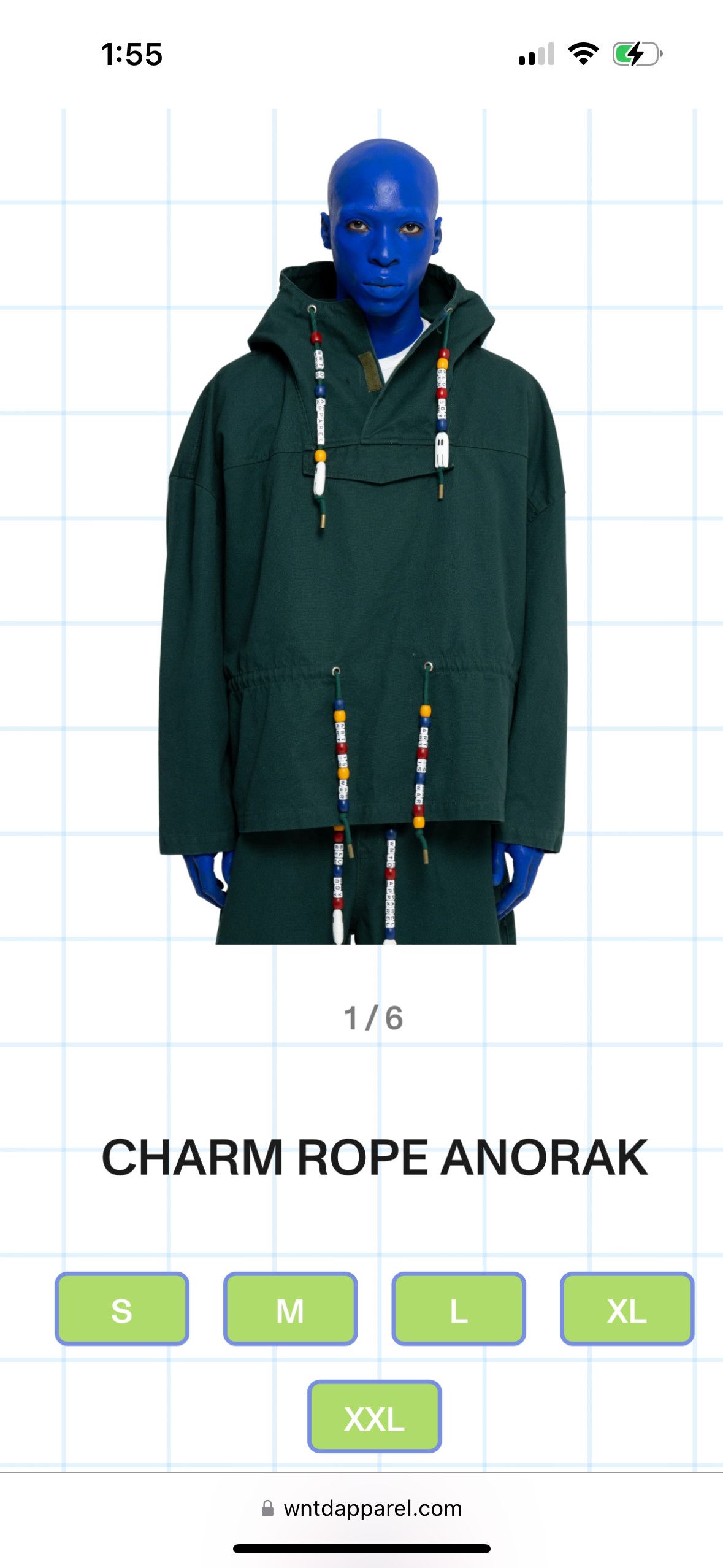 Other WNTD Apparel CHARM ROPE ANORAK Size US M / EU 48-50 / 2 - 1 Thumbnail