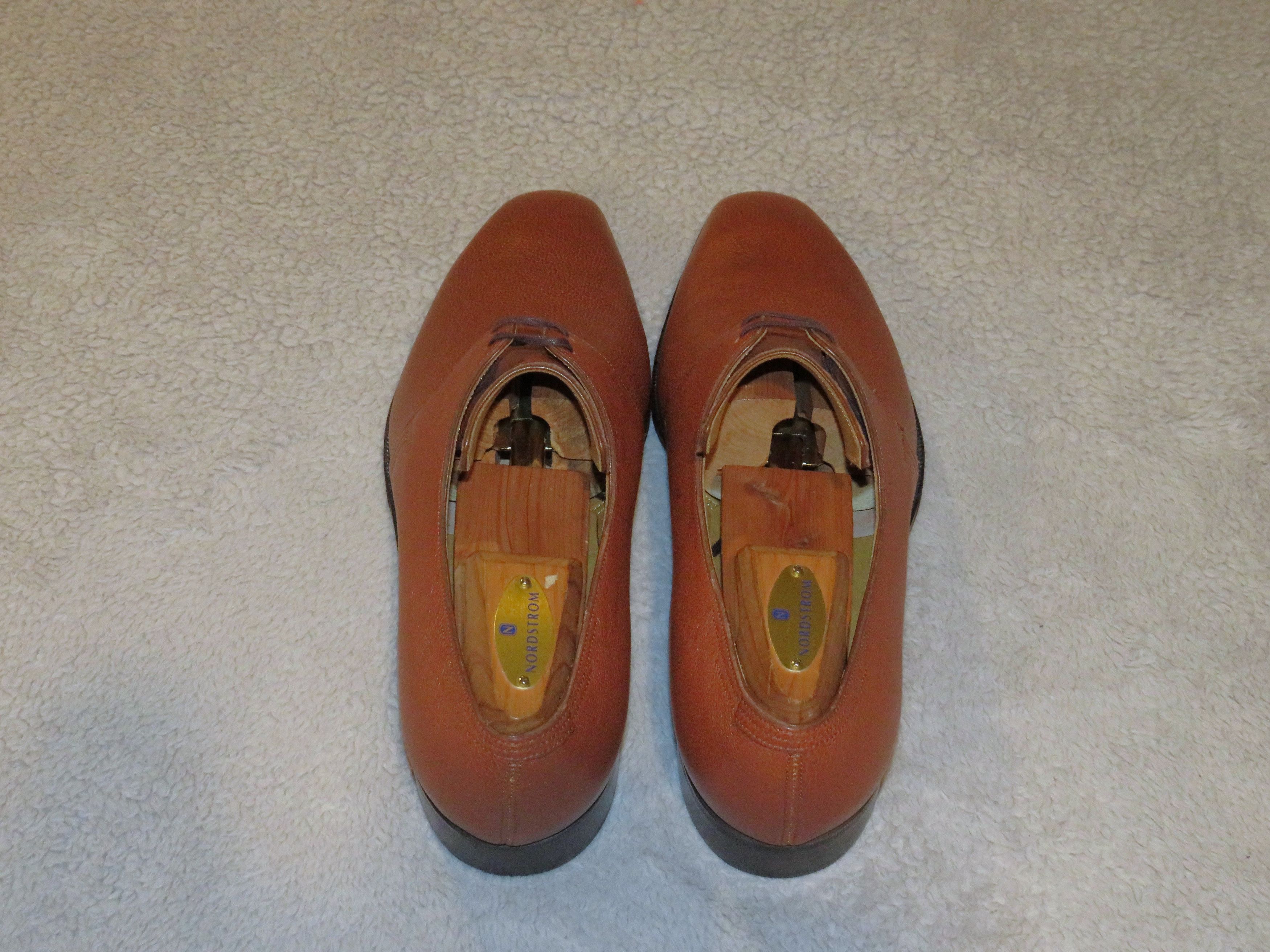 Corthay Arca Pullman Tan Pebbled Leather Two Eyelet Derby 8.5 NWOB Size US 8.5 / EU 41-42 - 6 Thumbnail