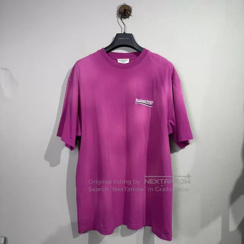 Balenciaga Balenciaga Tie-dye Washed Coca-Cola Short Sleeve Size US S / EU 44-46 / 1 - 1 Thumbnail