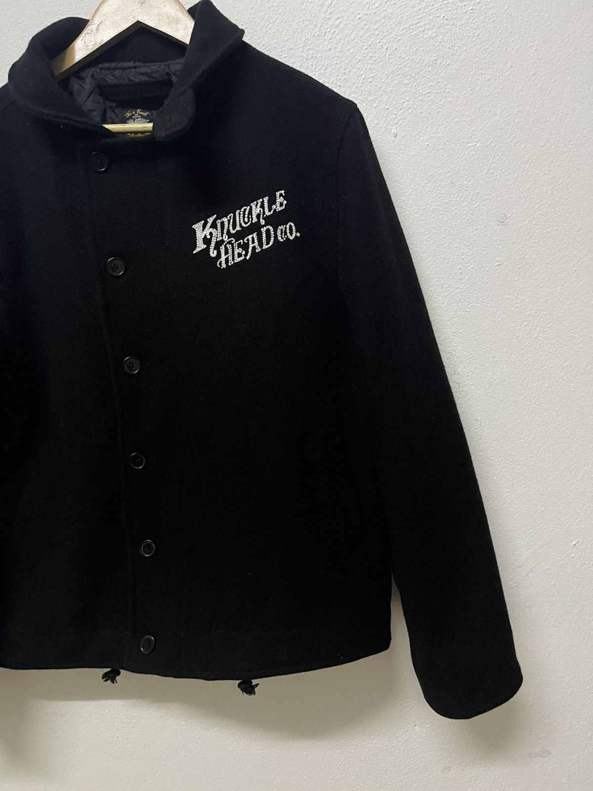 Indian Motorcycle KNUCKLE HEAD MOTORCYCLE CLOTHING WOOL JACKET QUILTED LINING Size US XL / EU 56 / 4 - 4 Thumbnail