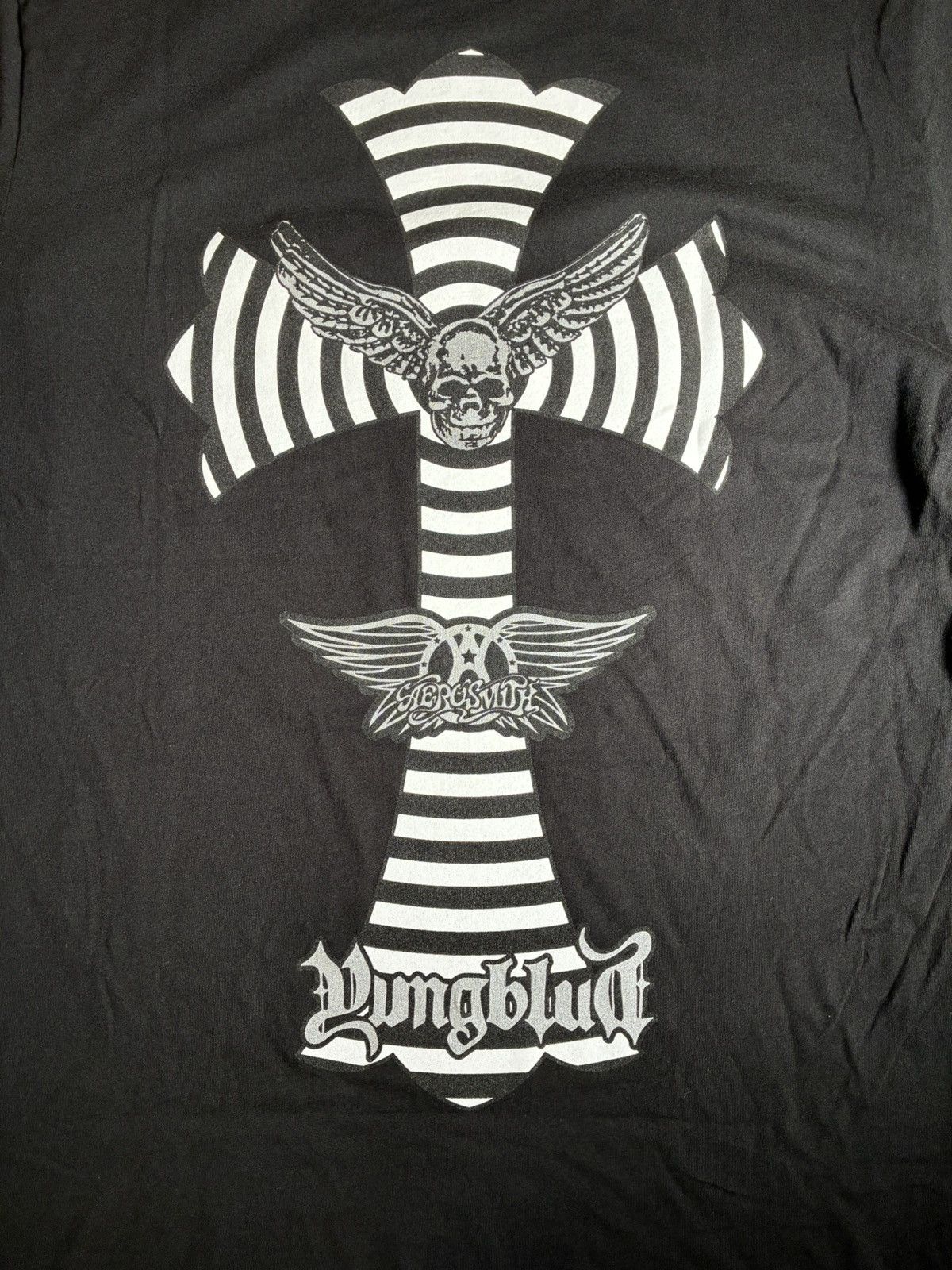 Chrome Hearts Chrome Hearts x Aerosmith x Yungblud Black Pocket Tee Size US M / EU 48-50 / 2 - 2 Thumbnail