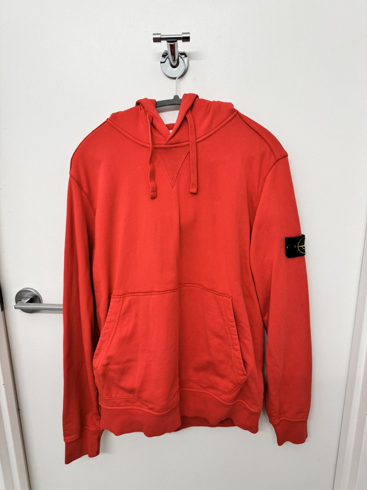 Fleece Hoodie Orange Stone Island Zip Hoodie Gildan Men's Fleece