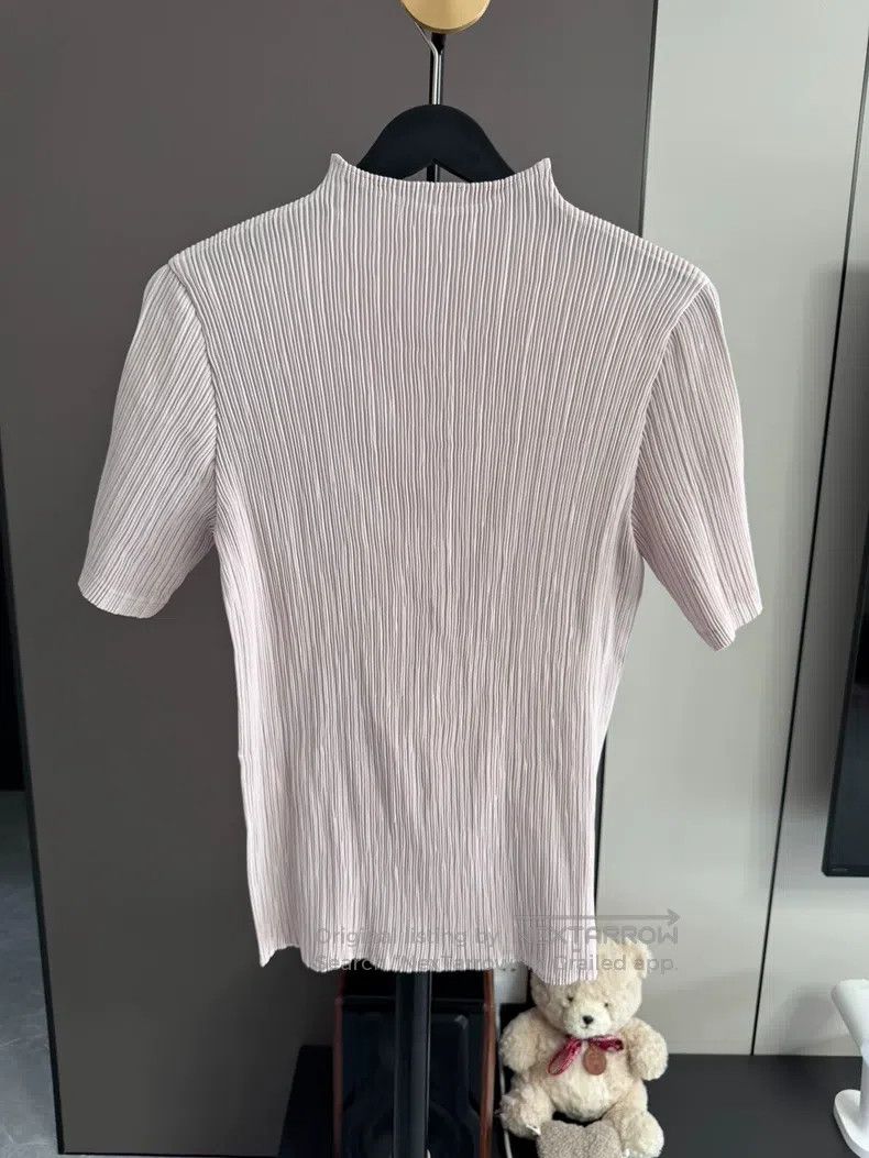 Issey Miyake Issey Miyake Main Line Toothpick Top in Light Pink Size M / US 6-8 / IT 42-44 - 2 Thumbnail