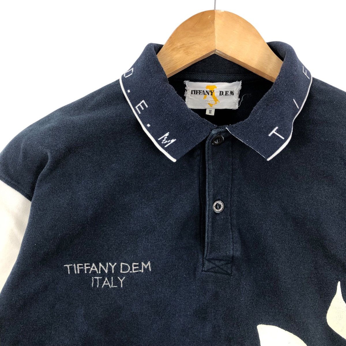 Vintage Vintage Tiffany D.E.M Italy Polos Size Large Size US L / EU 52-54 / 3 - 5 Thumbnail