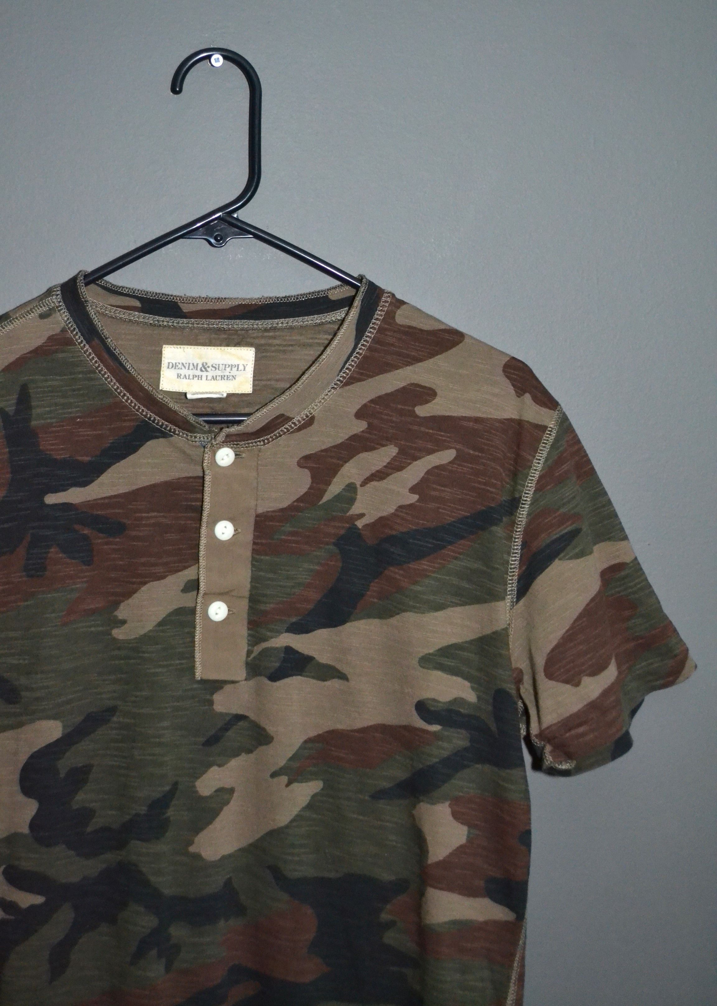 Denim & Supply Ralph Lauren × Ralph Lauren Ralph Lauren Denim & Supply Woodland Camo T-shirt M Size US M / EU 48-50 / 2 - 1 Thumbnail