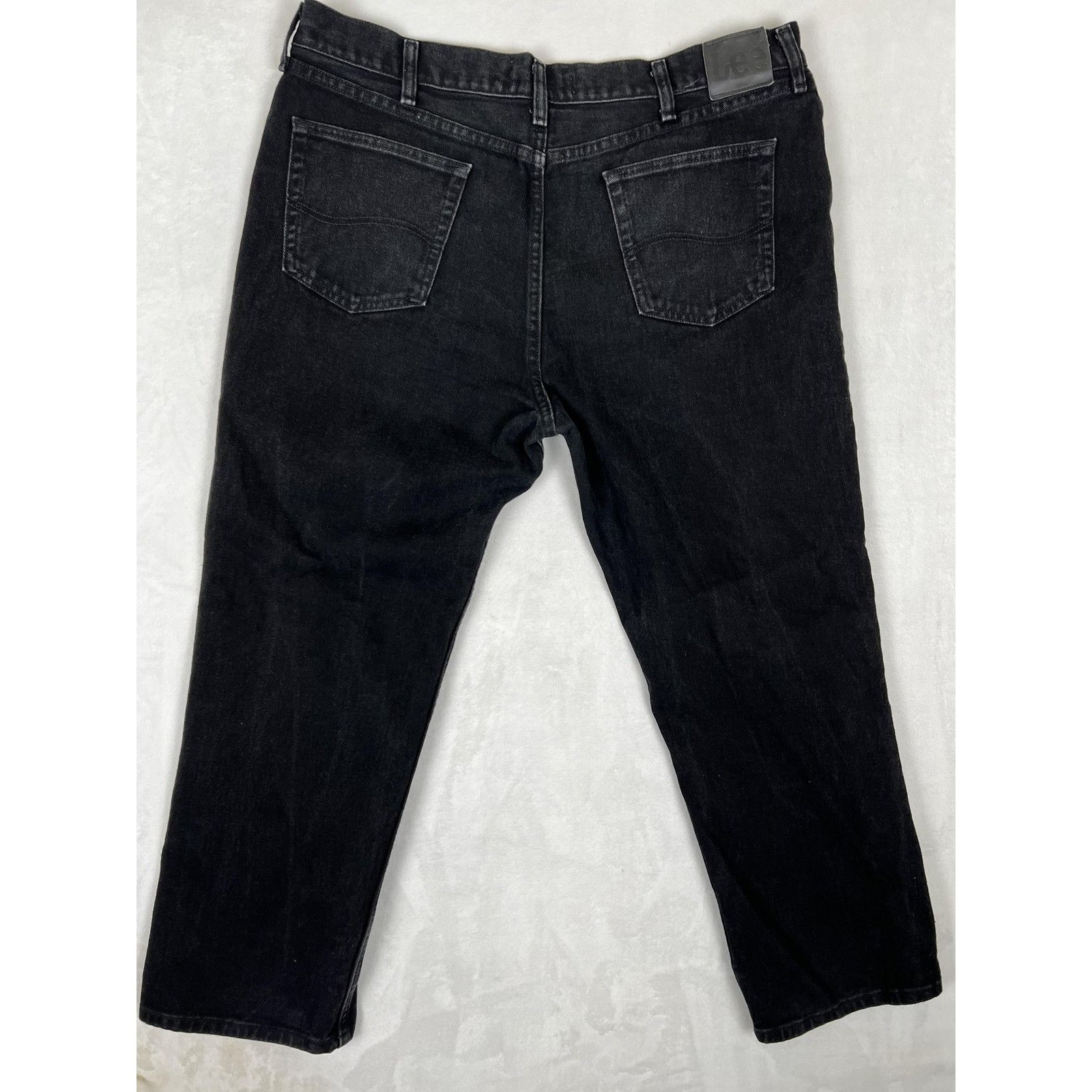 Lee Vintage Lee Jeans Mens 42x30 Black Relaxed Fit Straight Leg Size US 42 / EU 58 - 6 Thumbnail