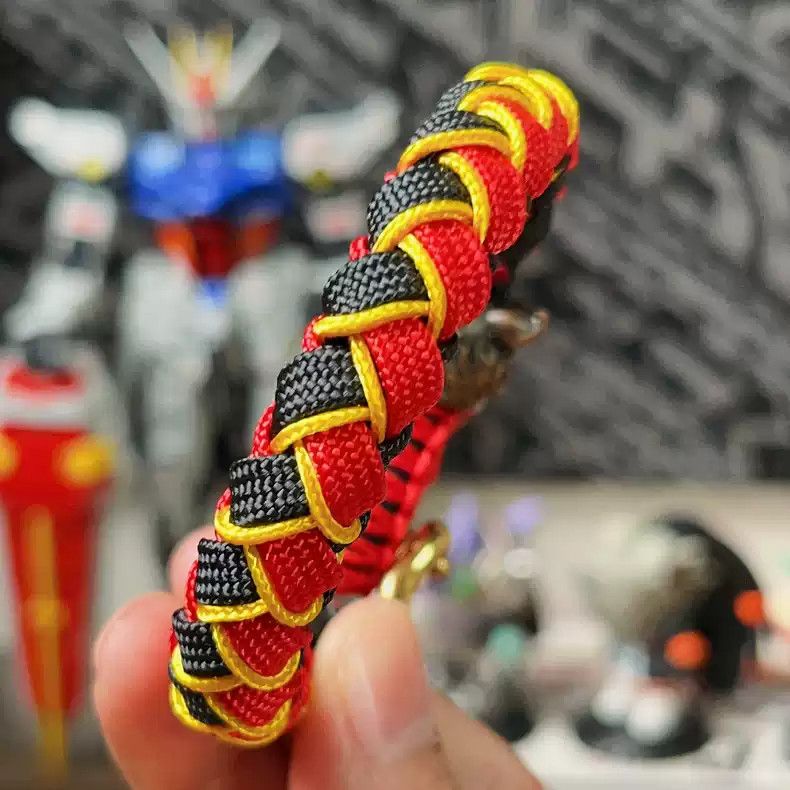 Handmade × Vintage Handmade Chinese Lion Paracord Bracelet Size ONE SIZE - 3 Thumbnail