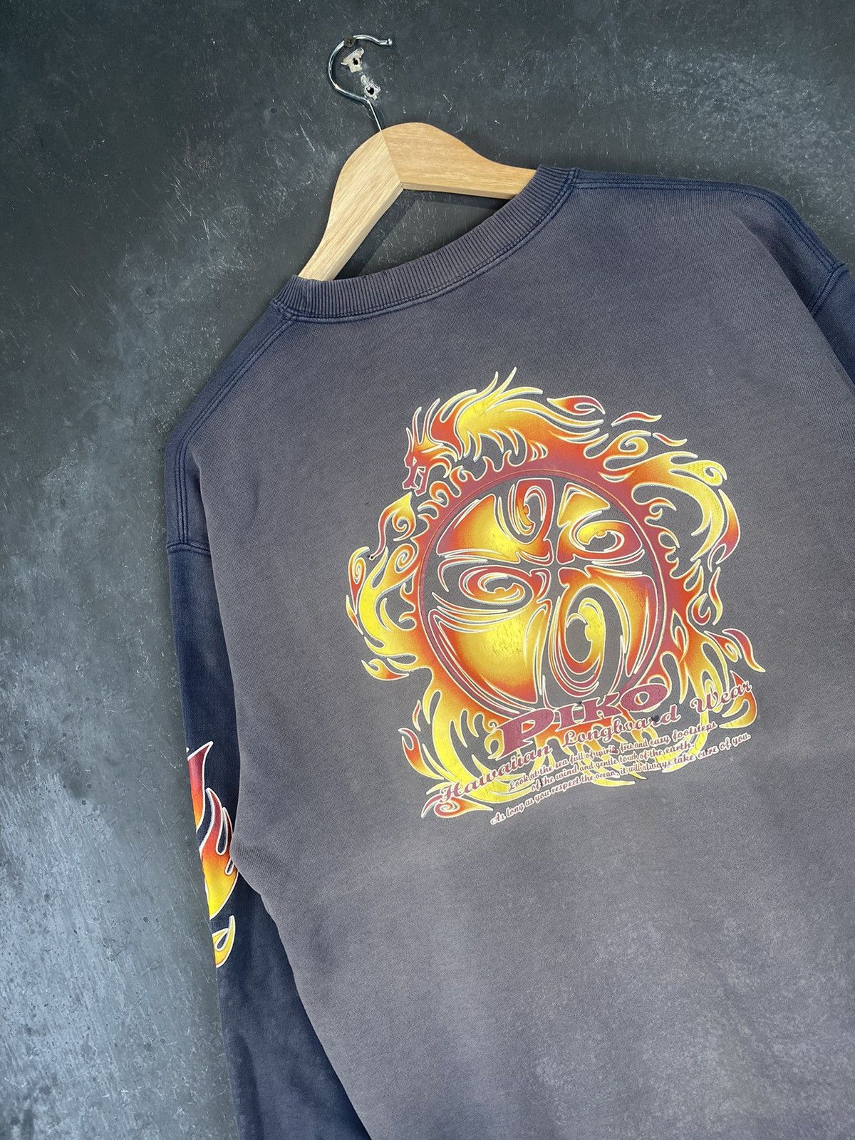 Other y2k Piko Sukajan Surf Sunfaded Boxy Crewneck Size US M / EU 48-50 / 2 - 2 Thumbnail