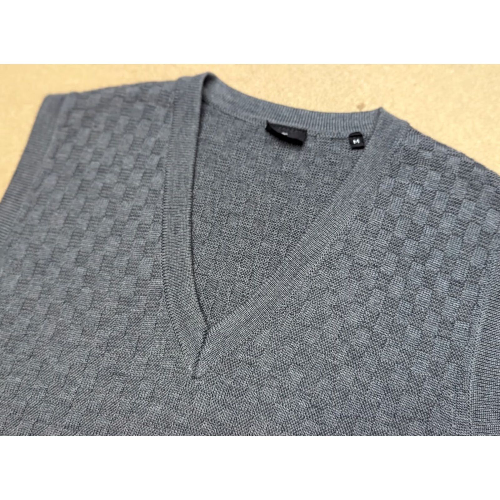 Paul Smith Paul Smith Vest Mens Medium Gray Wool Sleeveless Sweater V Neck Check Plaid Golf Vintage: No Mens Size US M / EU 48-50 / 2 - 7 Thumbnail