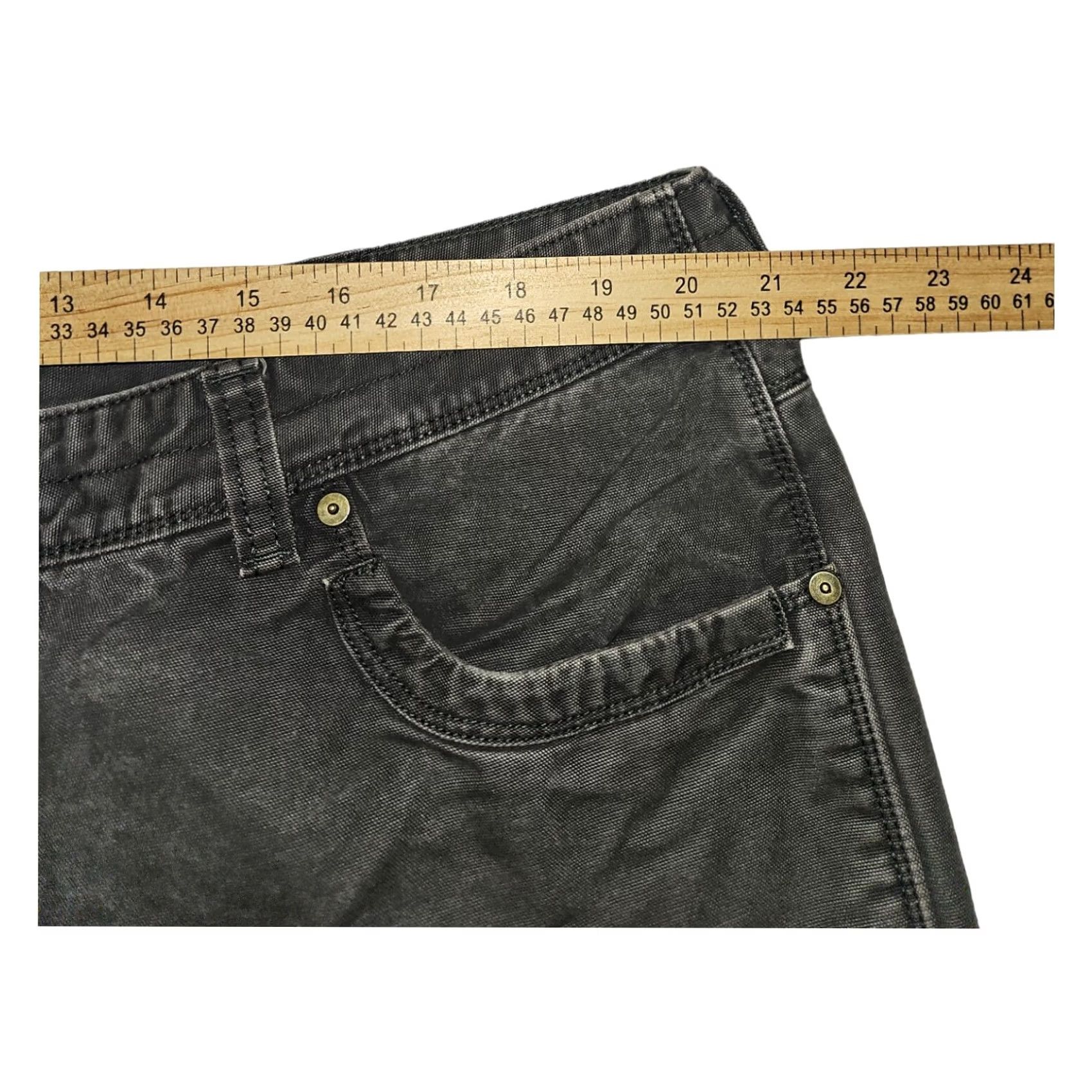 Eddie Bauer Eddie Bauer Canvas Shorts Men's 42 Gray Cargo Pocket Casual Outdoors Hiking Regular Fit 42in Waist Mens Size US 42 / EU 58 - 3 Thumbnail