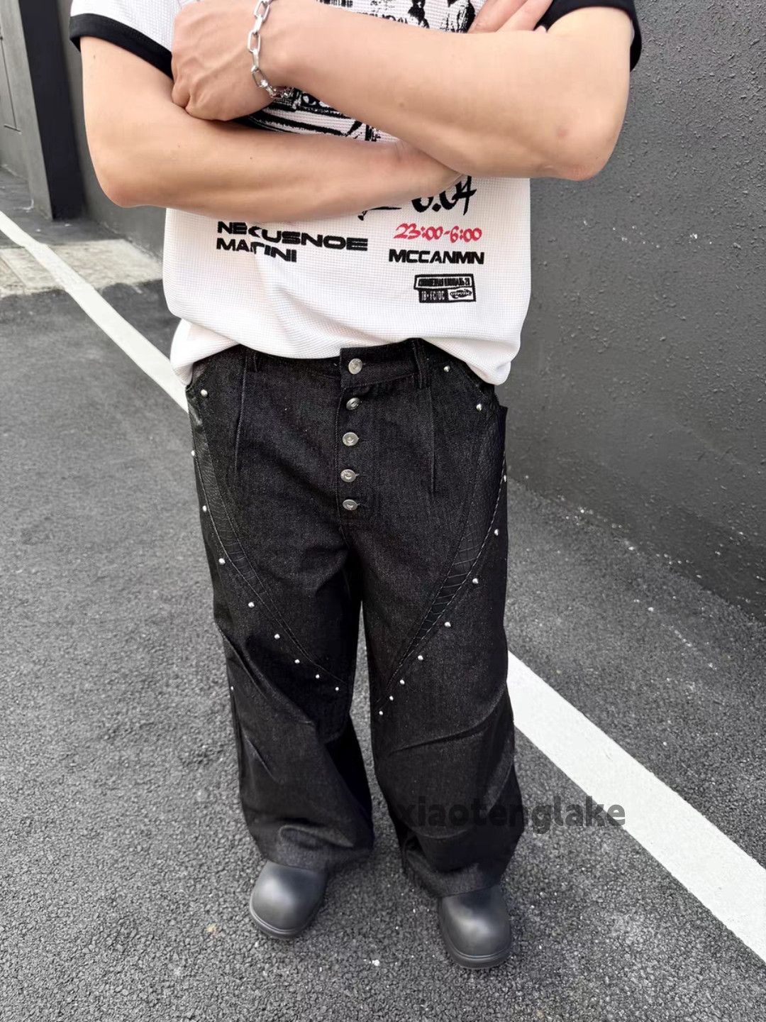 Jean Otl asaprocky travisscott style loose baggy opium jeans Size US 32 / EU 48 - 6 Thumbnail