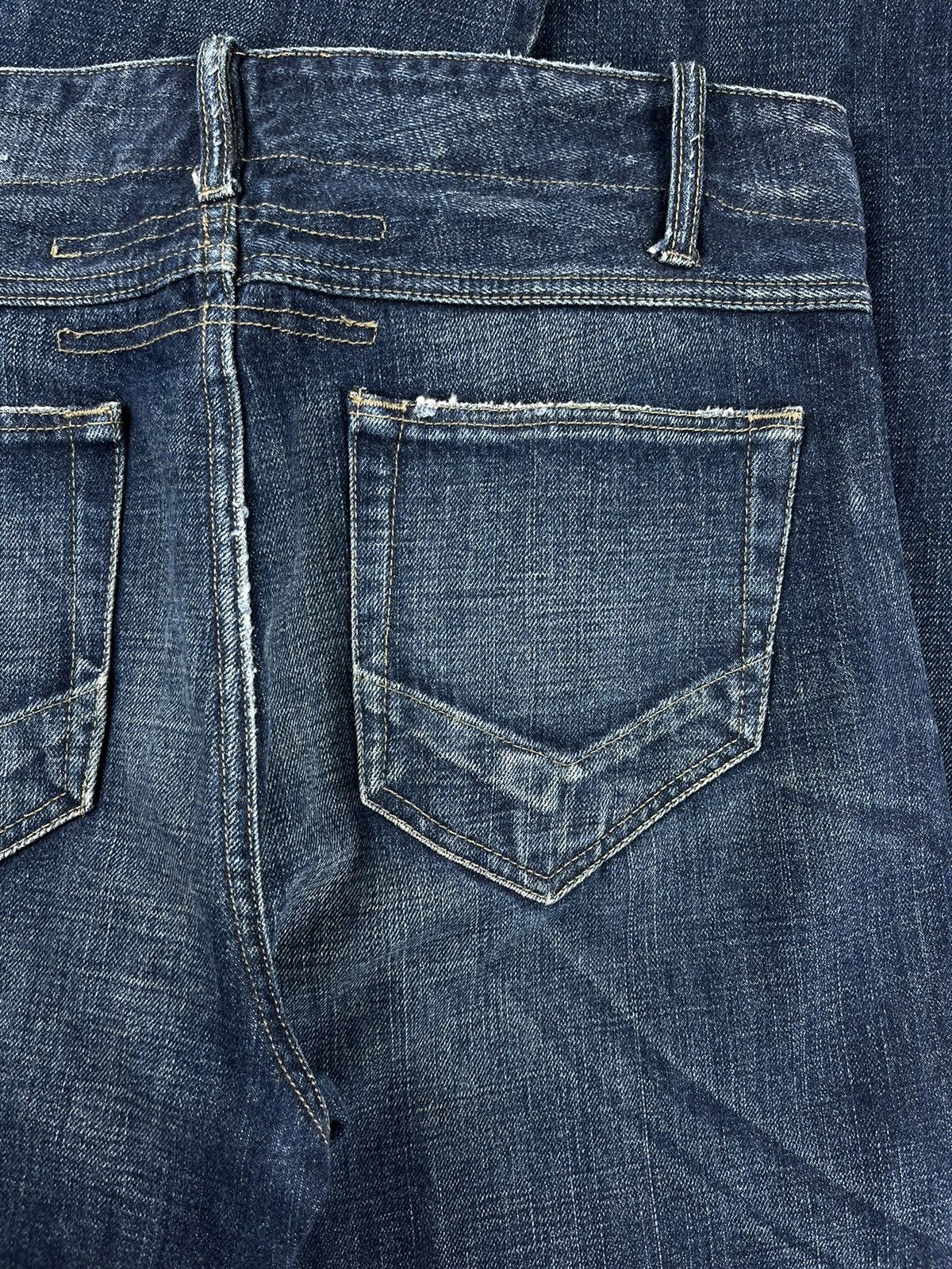 Rick Owens × Rick Owens Drkshdw FW06 Rick Owens Dustulator Wide Leg Distressed Denim Jeans Size US 30 / EU 46 - 4 Thumbnail