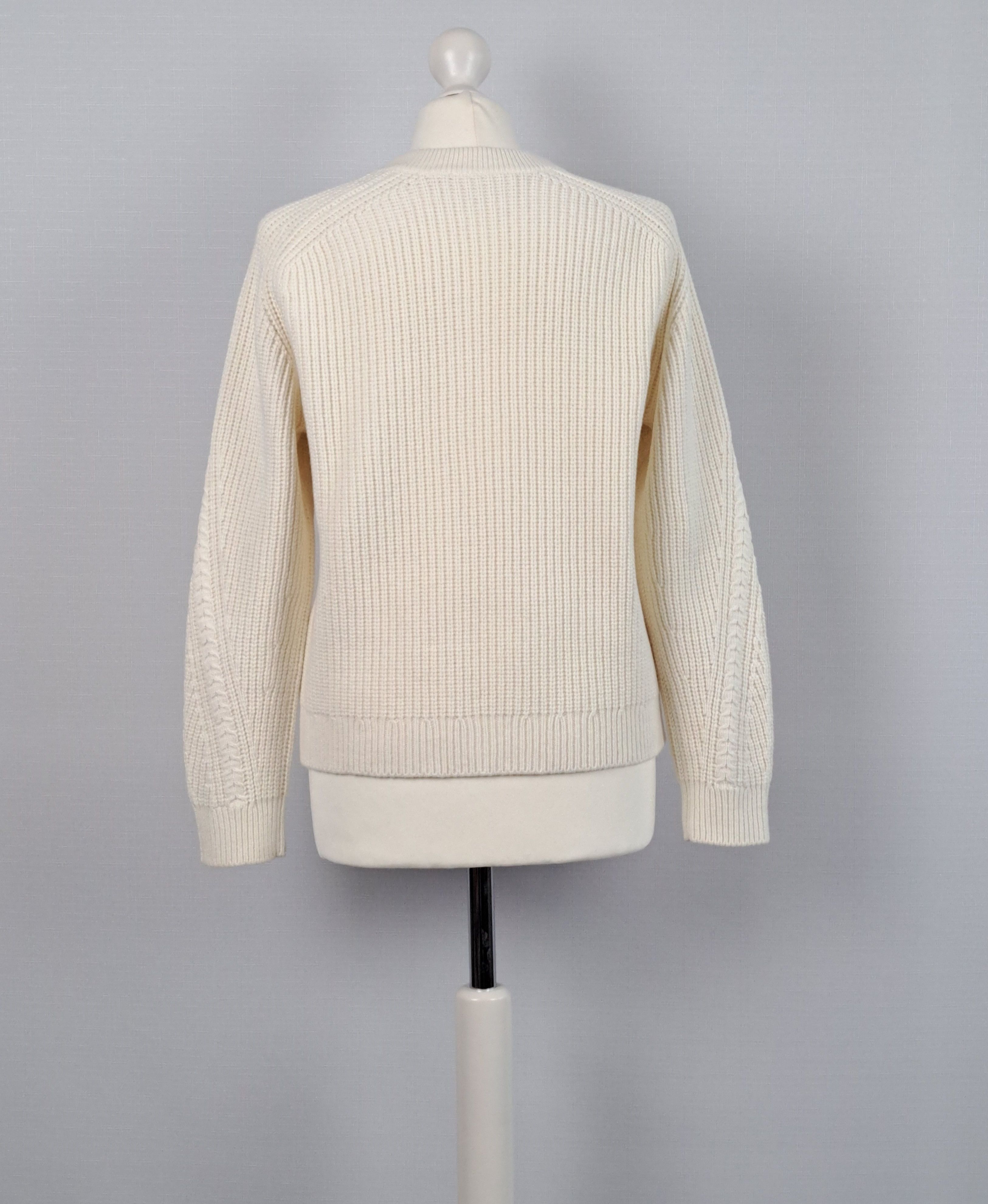 Sezane Sezane Darius wool/cotton sweater in ecru. Size S Size S / US 4 / IT 40 - 5 Thumbnail