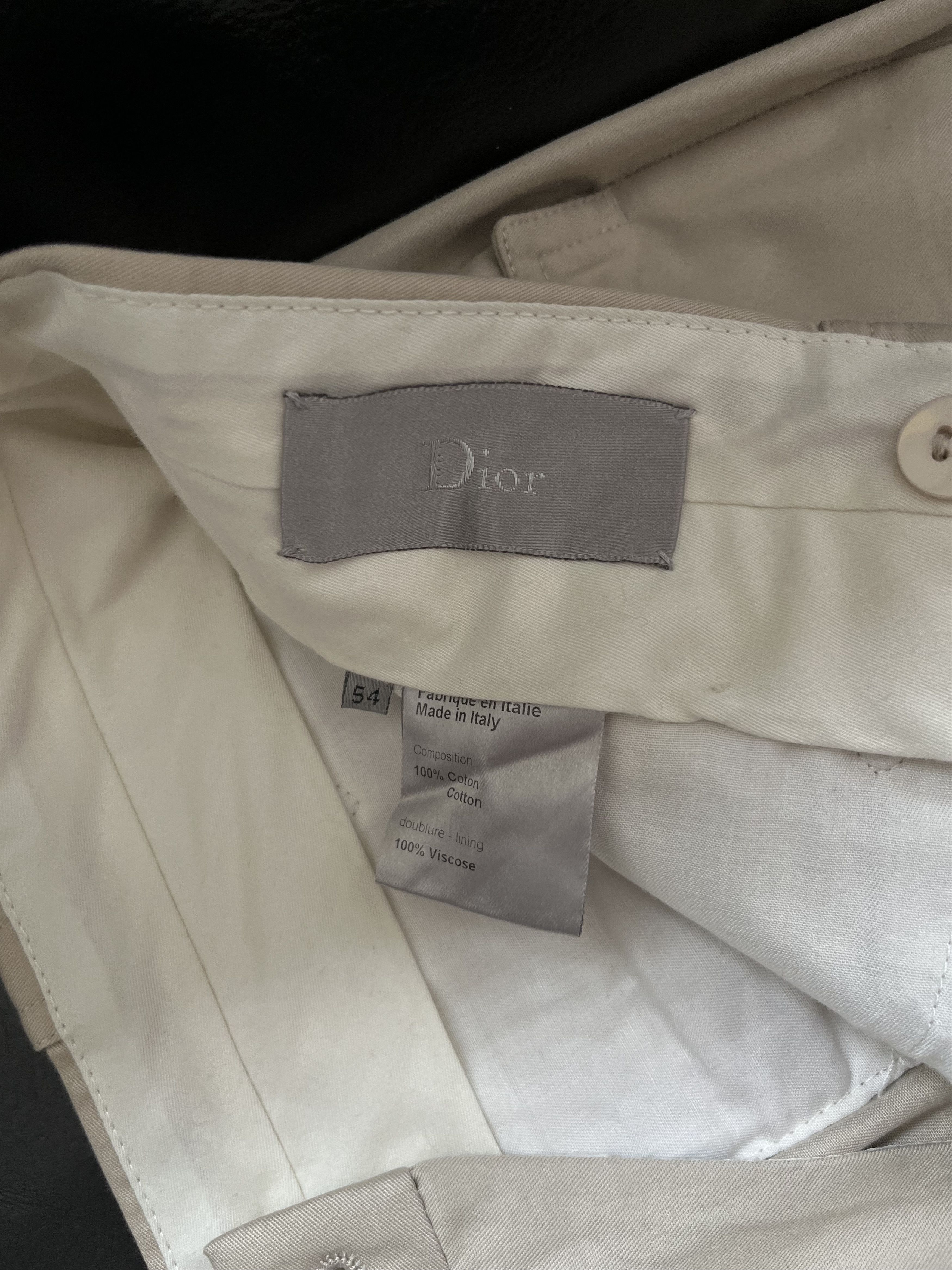 Dior Dior Homme SS08 Beige Pants by Kris Van Assche Size US 34 / EU 50 - 4 Thumbnail