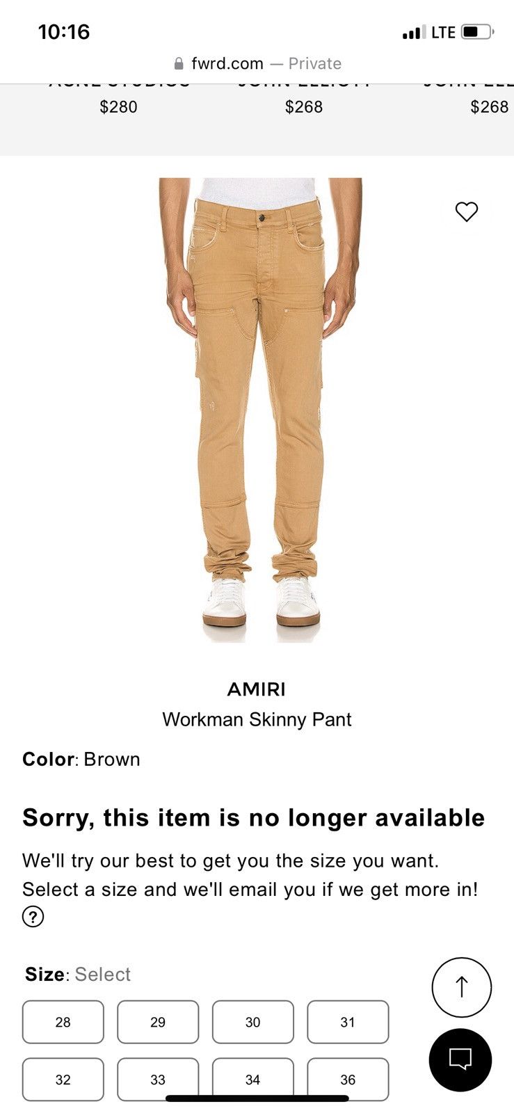 Amiri Amiri Workman Pants LIMITED EDITION Size US 30 / EU 46 - 4 Thumbnail