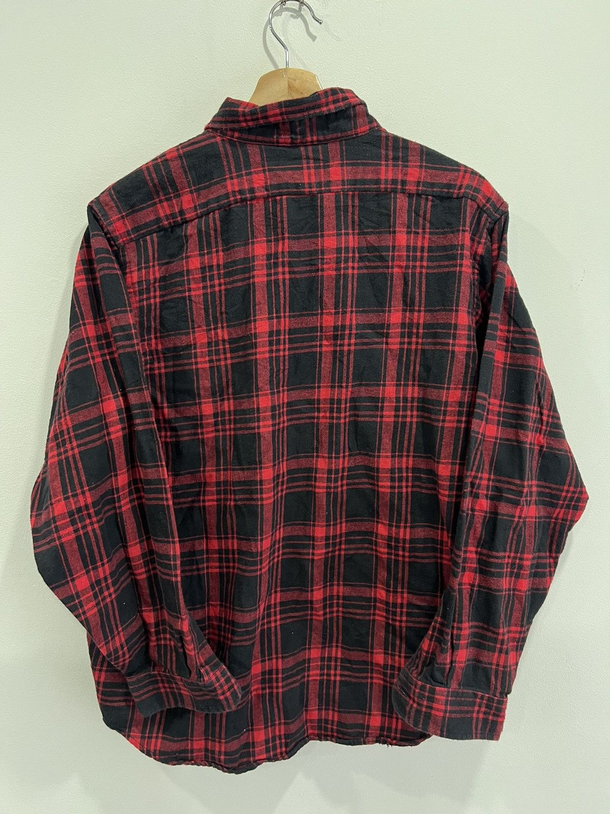 Vintage Vintage LL Bean Plaid Flannel Button Up Shirt Size US L / EU 52-54 / 3 - 2 Thumbnail