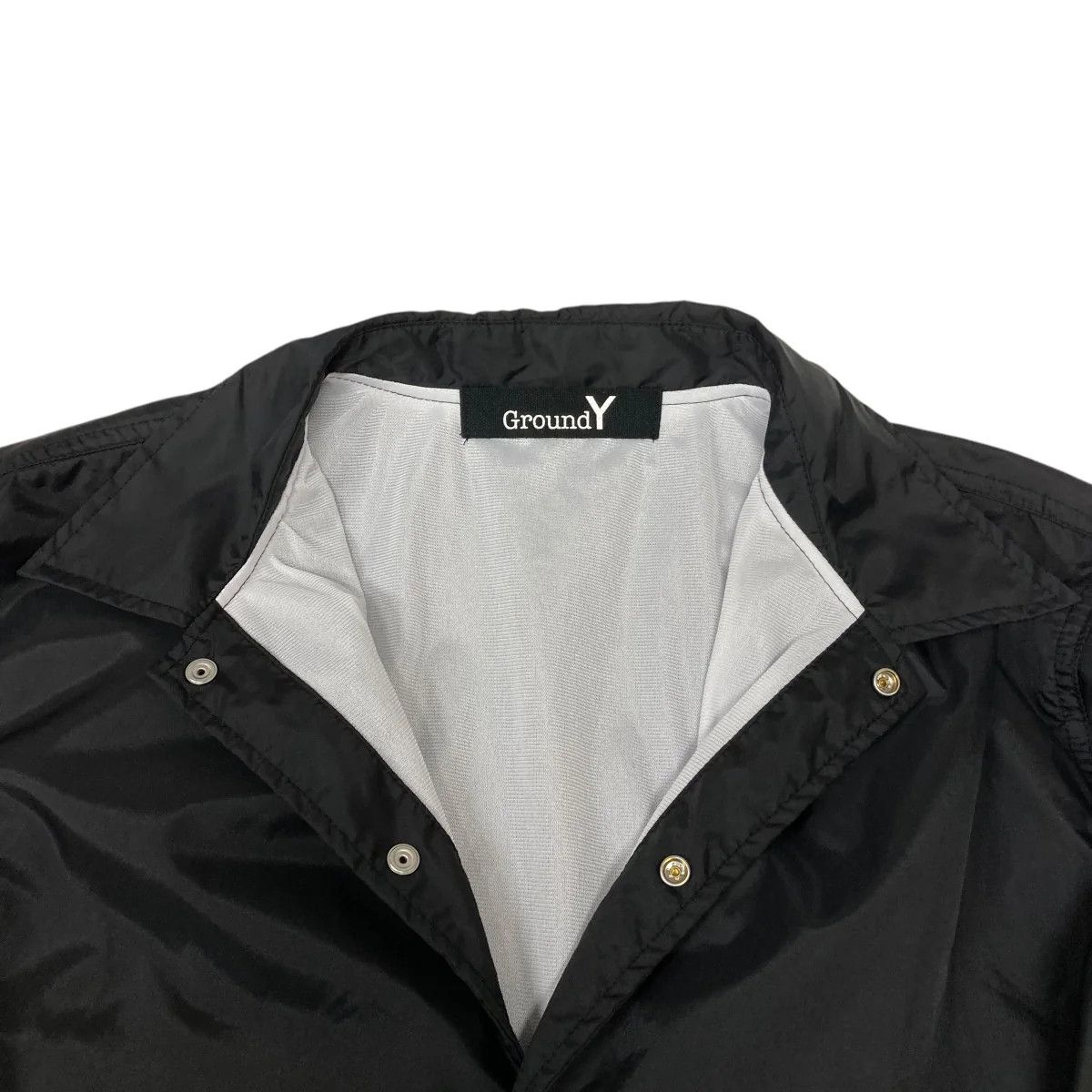 Ground Y × Yohji Yamamoto Logo Nylon Coach Jacket Size US L / EU 52-54 / 3 - 5 Thumbnail