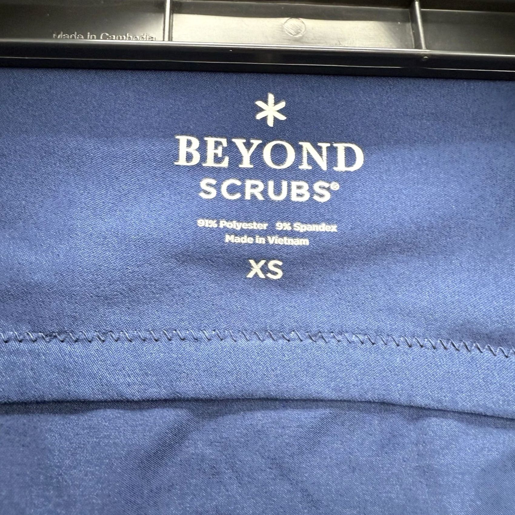 Vintage Beyond Scrubs Jacket Women XS Blue Polyester Pockets Hospital Medical Size XS / US 0-2 / IT 36-38 - 3 Thumbnail