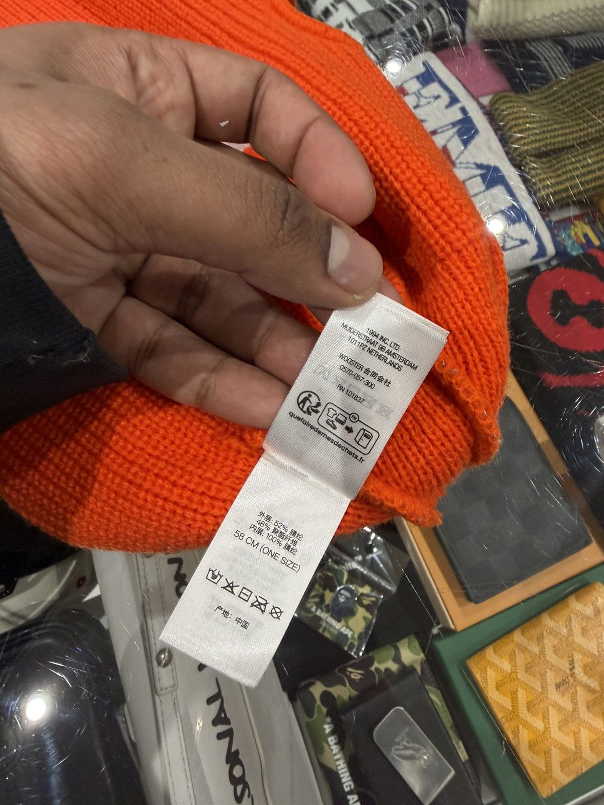 Supreme Supreme Reflective Balaclava Orange Size ONE SIZE - 6 Thumbnail