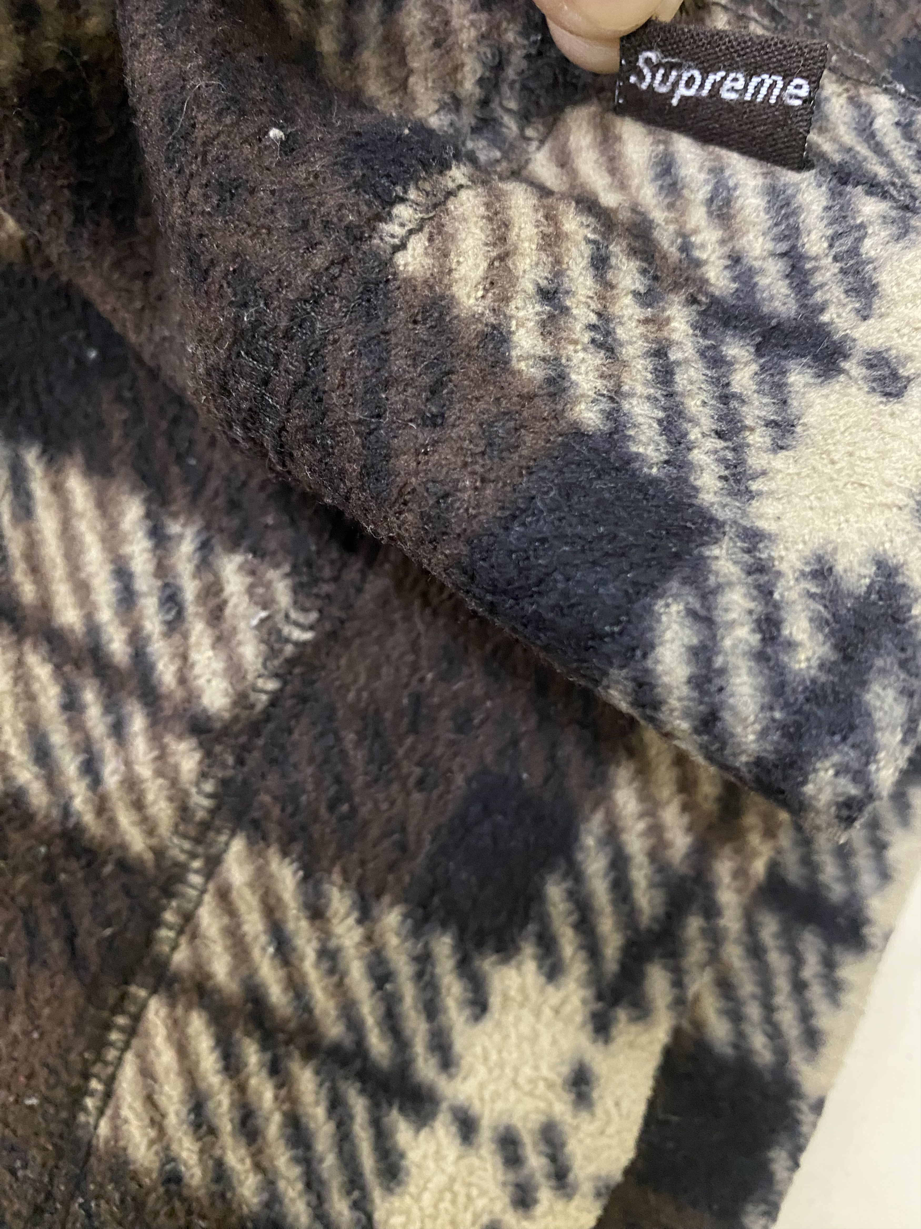 Supreme Fleece Plaid Checker