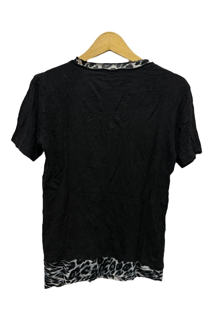 semanticdesign Sematicdesign tribal cross slash leopard asymetris tshirt Size L / US 10 / IT 46 - 2 Thumbnail