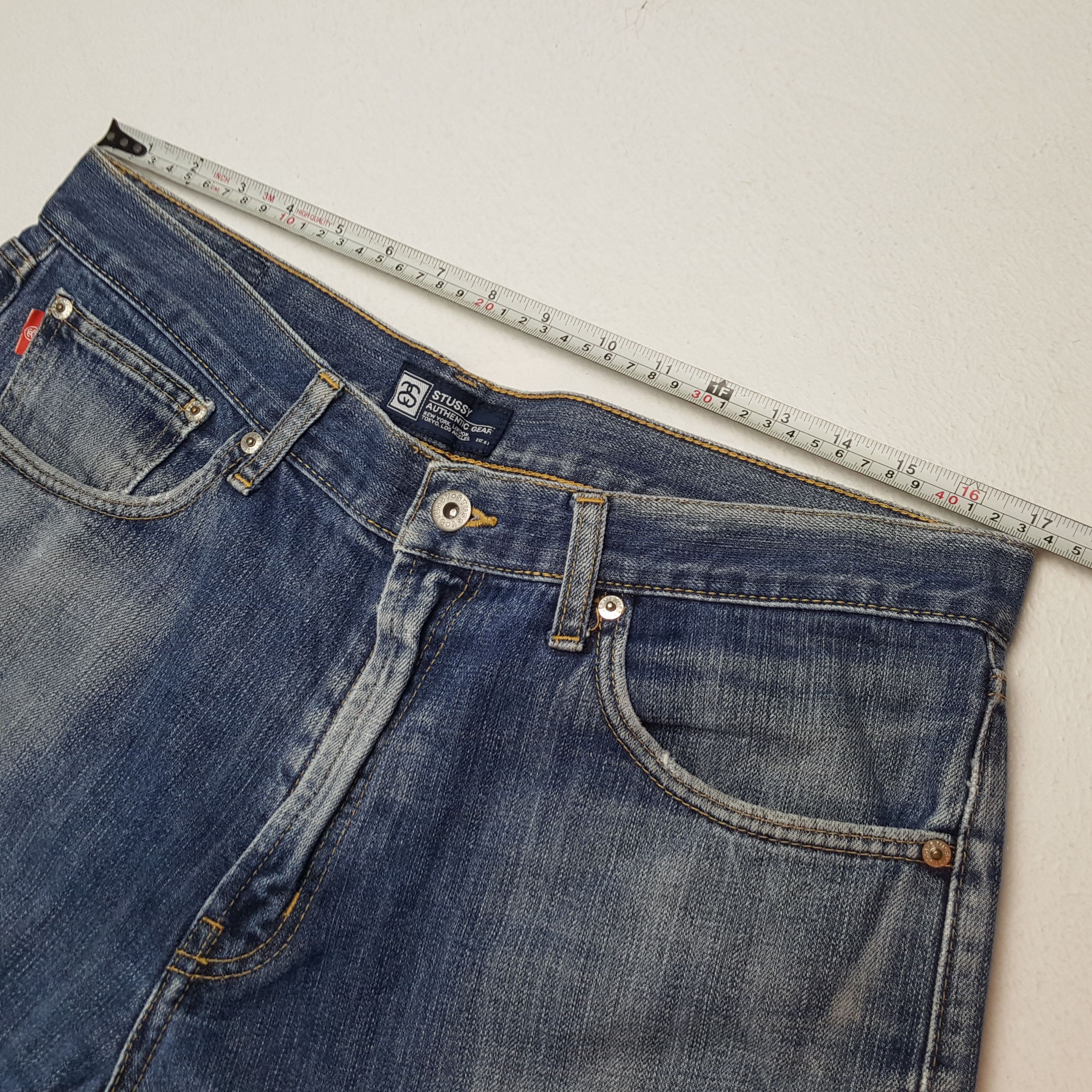 Stussy × Vintage Vintage STUSSY Streetwear Skateboard Logo Style Jeans Size US 34 / EU 50 - 7 Thumbnail