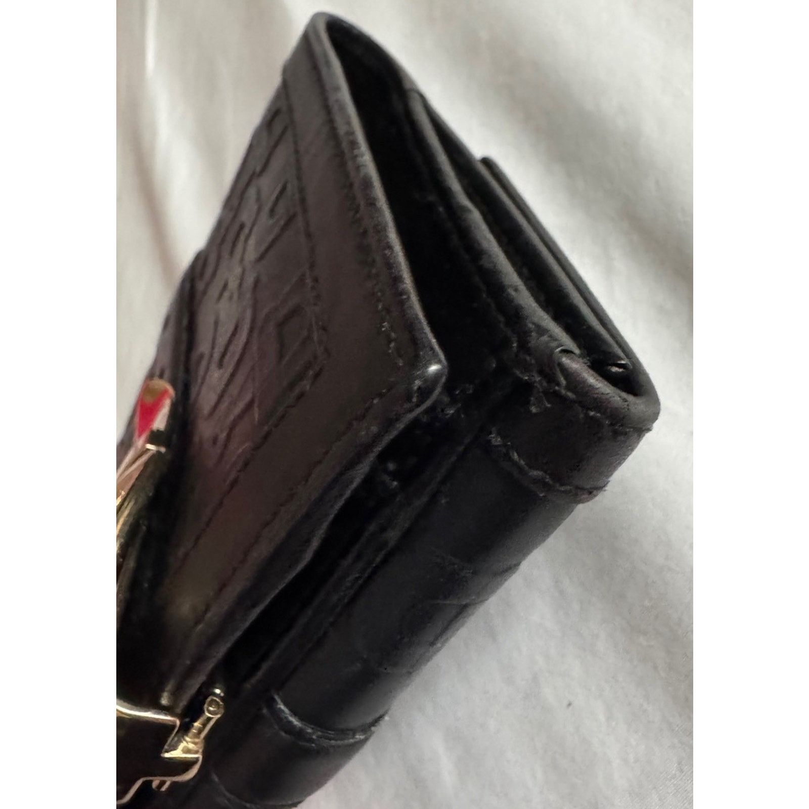 Gucci Gucci Leather Wallet With Belt Buckle Clasp Luxe Beautiful Size ONE SIZE - 16 Thumbnail