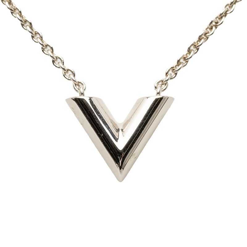 Louis Vuitton Louis Vuitton Essential V Necklace Metal Necklace M63197 DUTY FREE for USA