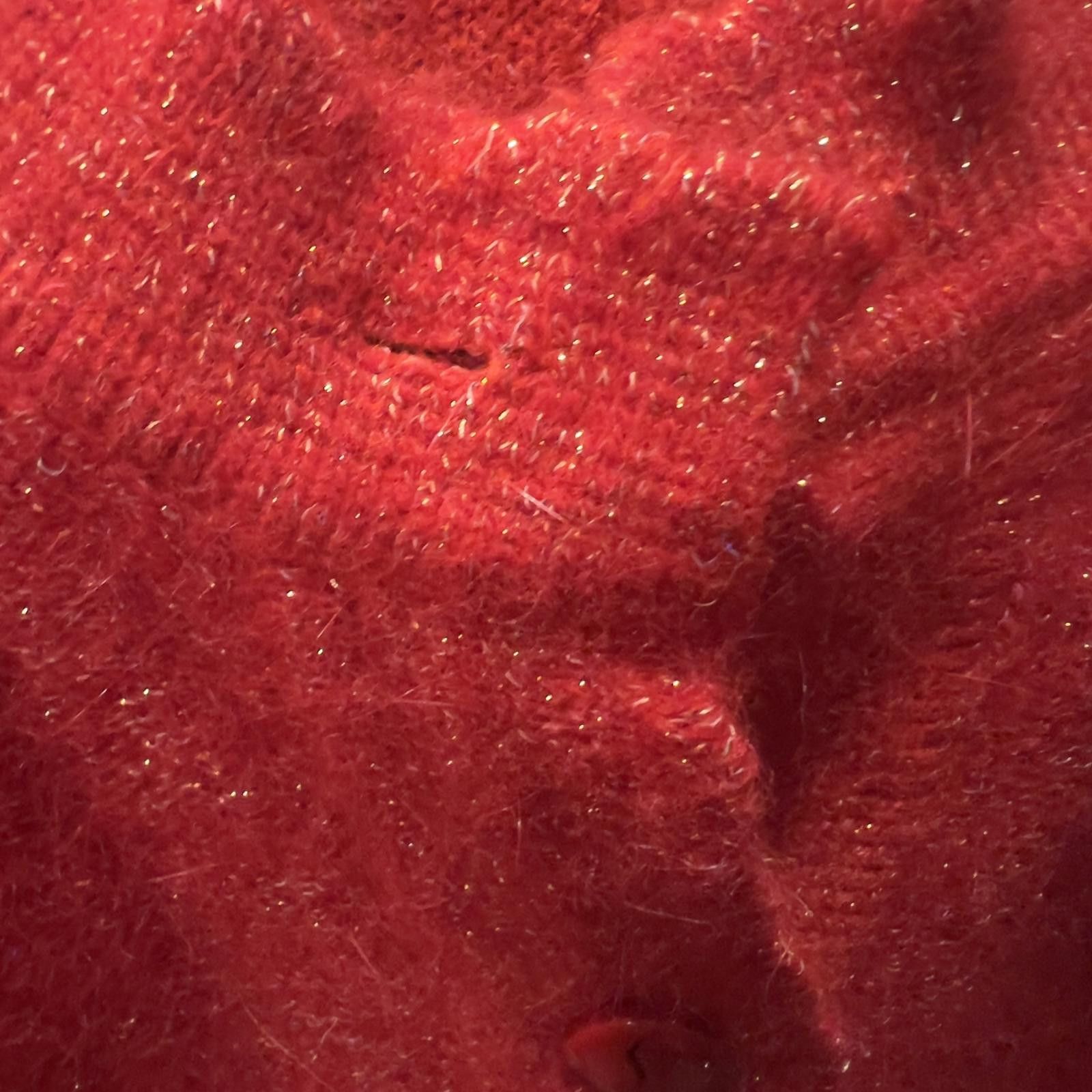 Sears Shental Vintage Red Button-Up Cardigan Sweater Size M / US 6-8 / IT 42-44 - 6 Thumbnail