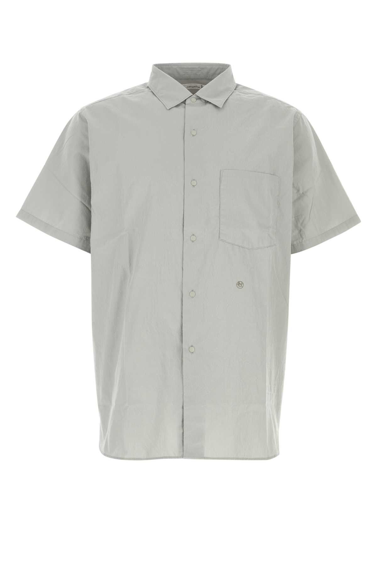 Nanamica White Cotton Blend Oversize Shirt Size US L / EU 52-54 / 3 - 1 Thumbnail