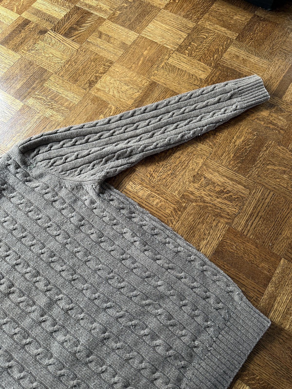 L.L. Bean Vintage L.L. Bean Textured Cable Knit Sweater Size US XL / EU 56 / 4 - 4 Thumbnail