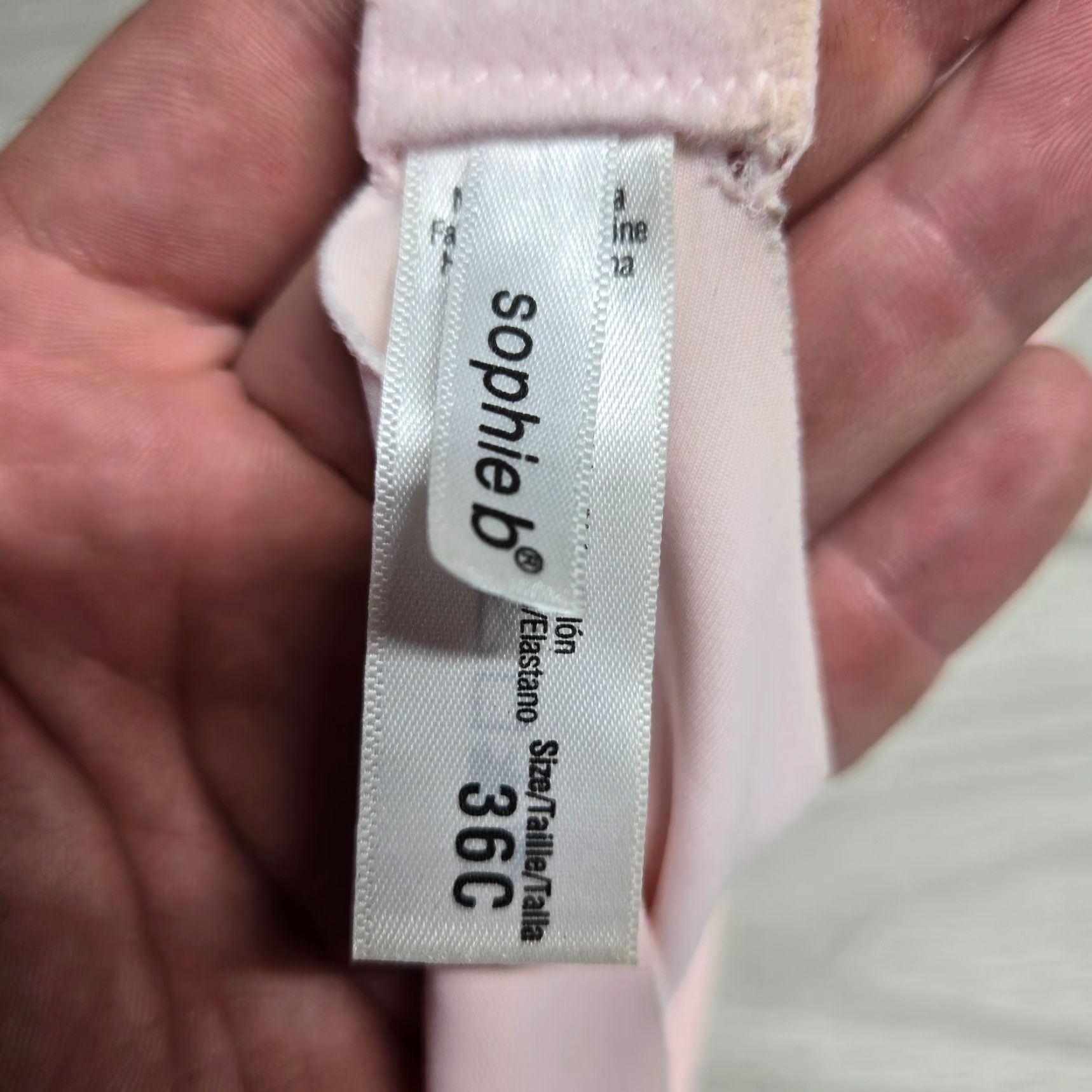 Pinko Sophie B Bra 36C Light Pink Padded Underwire Size ONE SIZE - 3 Thumbnail