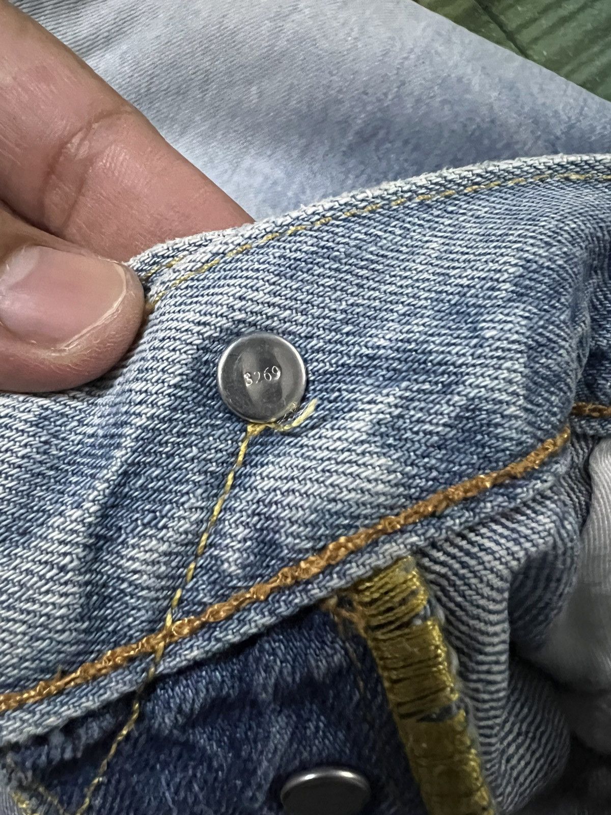 Levi's Vintage Levis 501 Distress Stone Wash Jean Size US 34 / EU 50 - 13 Thumbnail