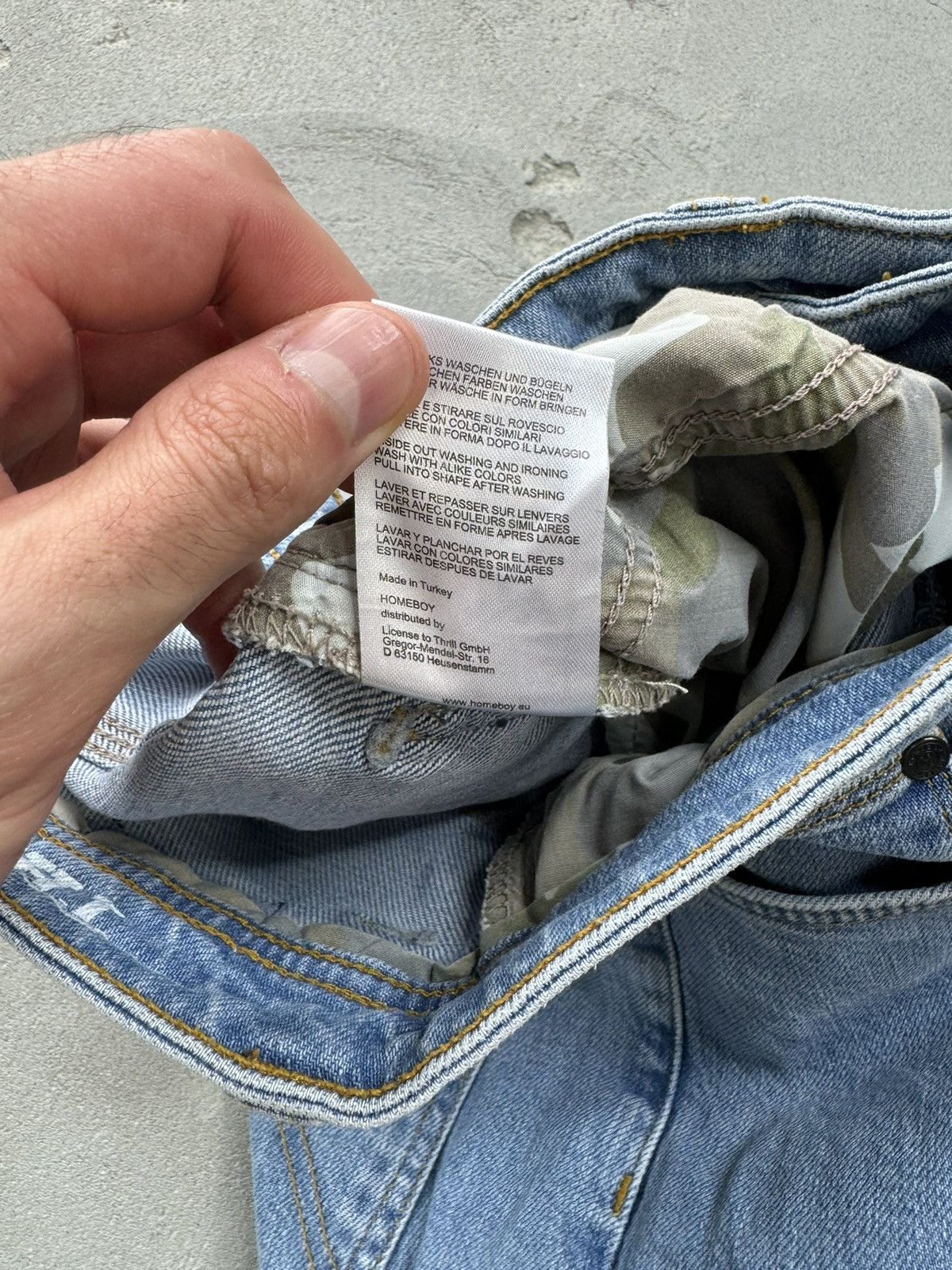 HOMME BOY CO. × Vintage Home Boy Baggy Jeans Size US 28 / EU 44 - 8 Thumbnail