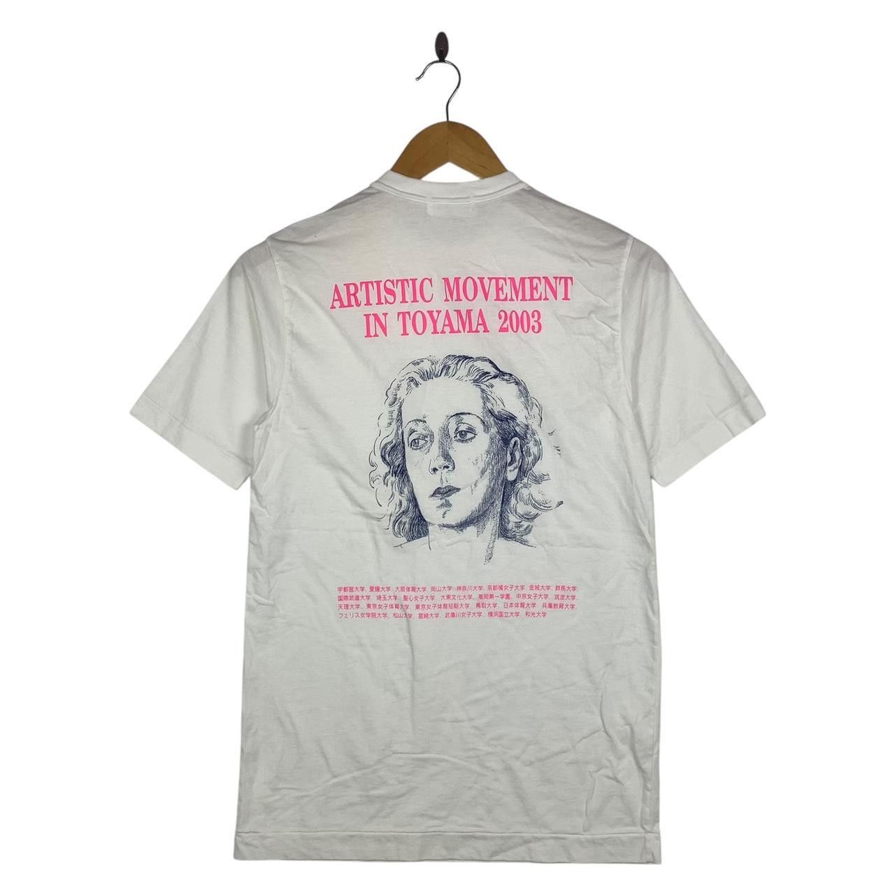 Vintage Vintage 2003 ARTISTIC MOVEMENT TOYAMA Exhibition Tee Shirt Size US M / EU 48-50 / 2 - 1 Thumbnail