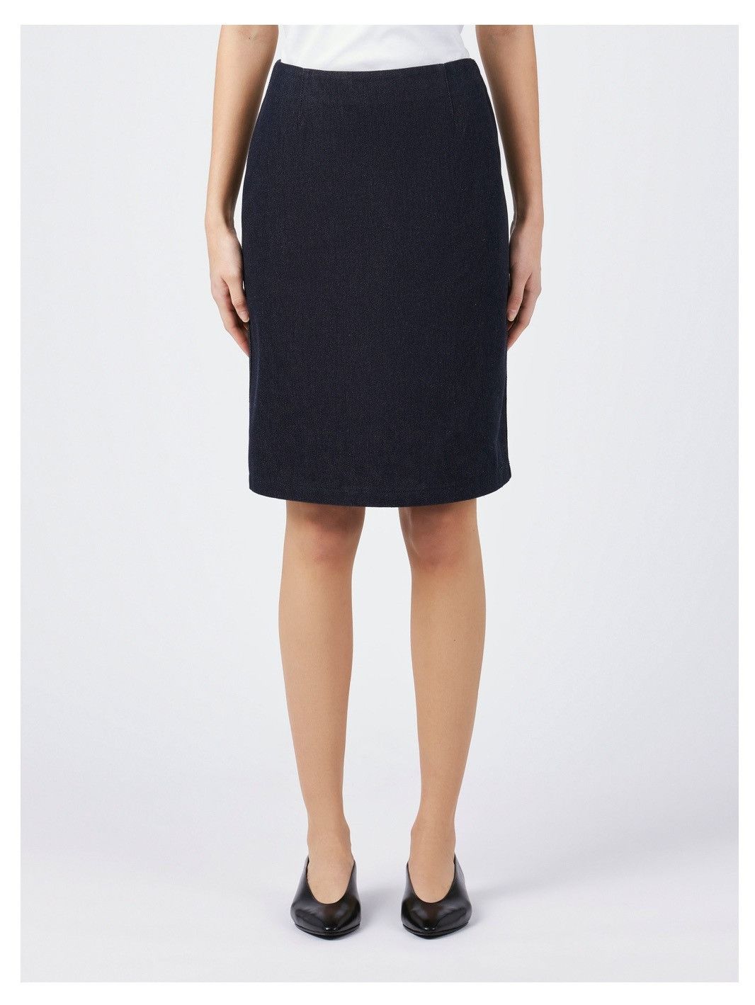 Loro Piana o1srvl11e0725 FAO7018 Beryl Midi Skirt in Blue Size 30" / US 8 / IT 44 - 6 Thumbnail