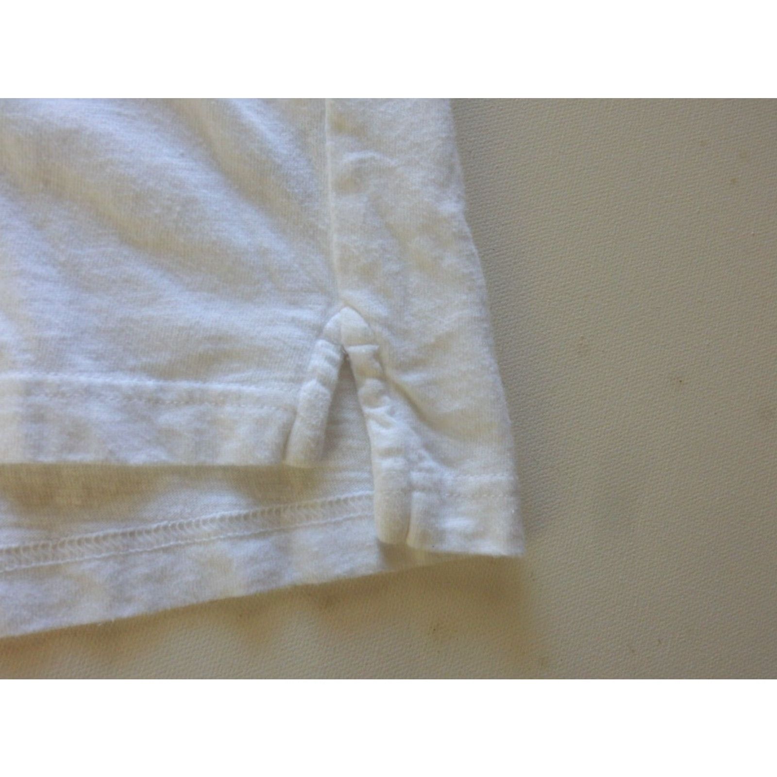 J.Crew J.CREW Mens Short Sleeve Polo Shirt White Large Size US L / EU 52-54 / 3 - 2 Thumbnail