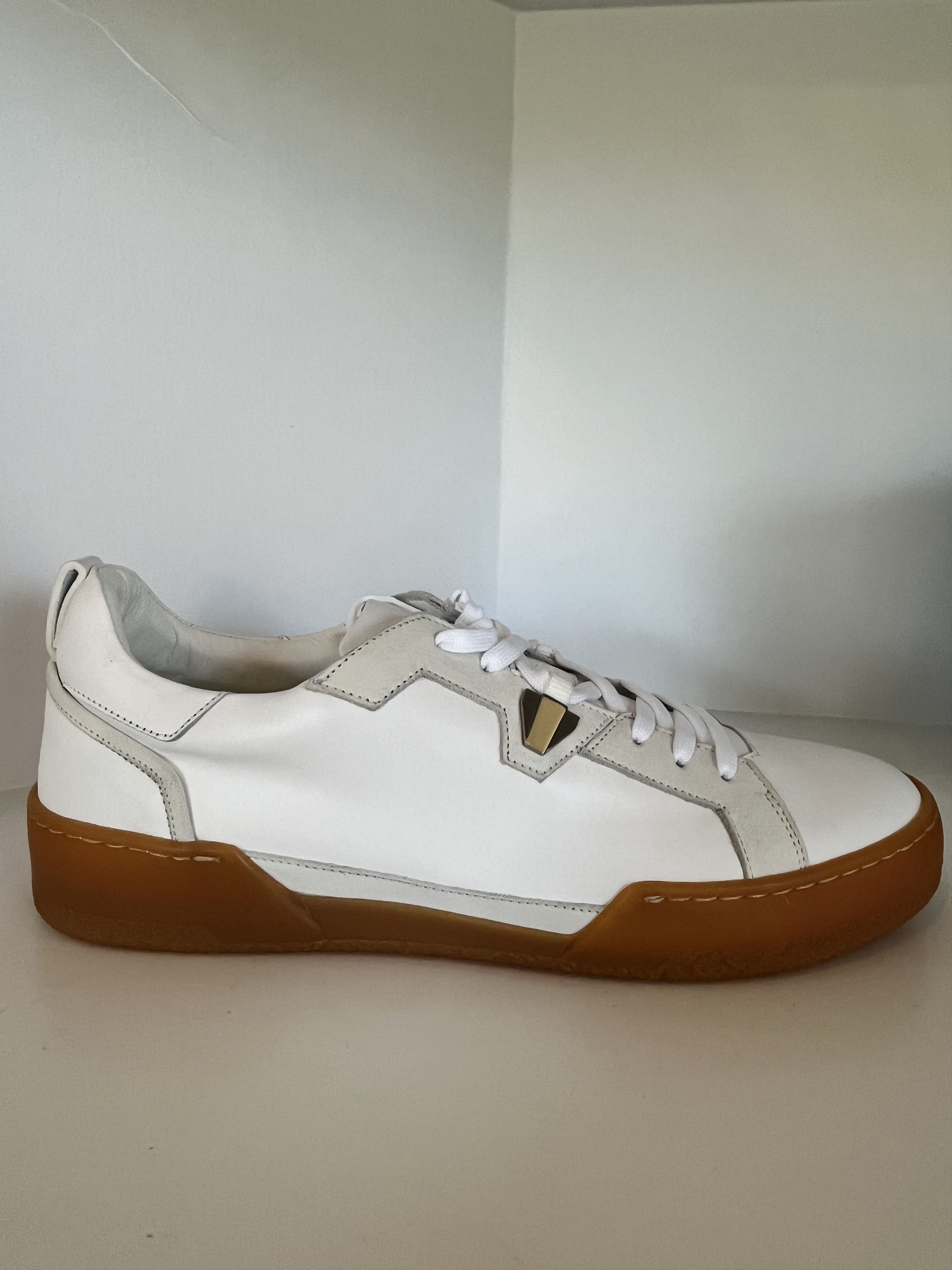 Buscemi Nubuck White Leather Sneaker Size US 9 / EU 42 - 8 Thumbnail