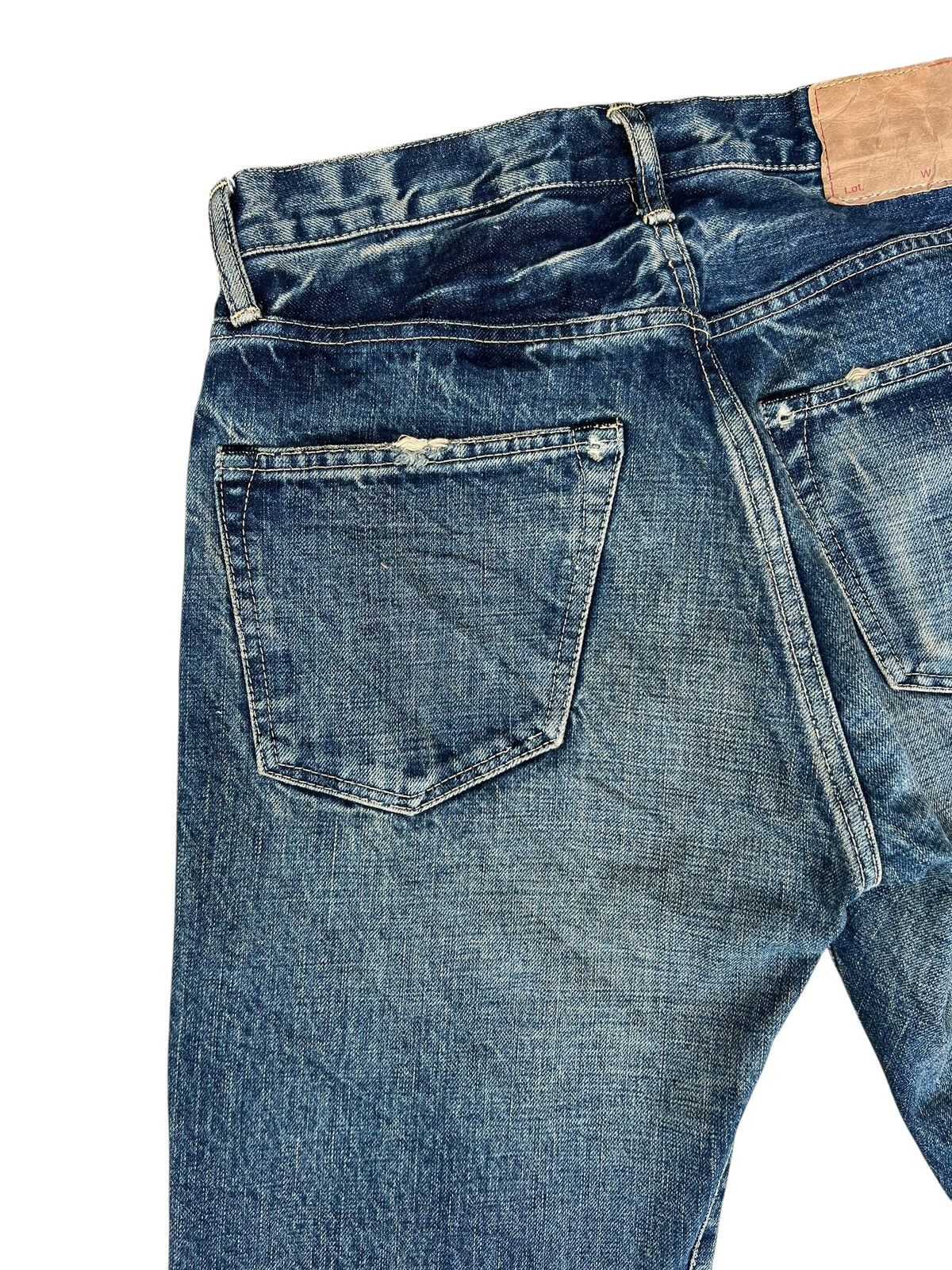 Spellbound Vintage Spellbound Japan Distressed Mud Denim Selvedge Jeans Size US 30 / EU 46 - 16 Thumbnail