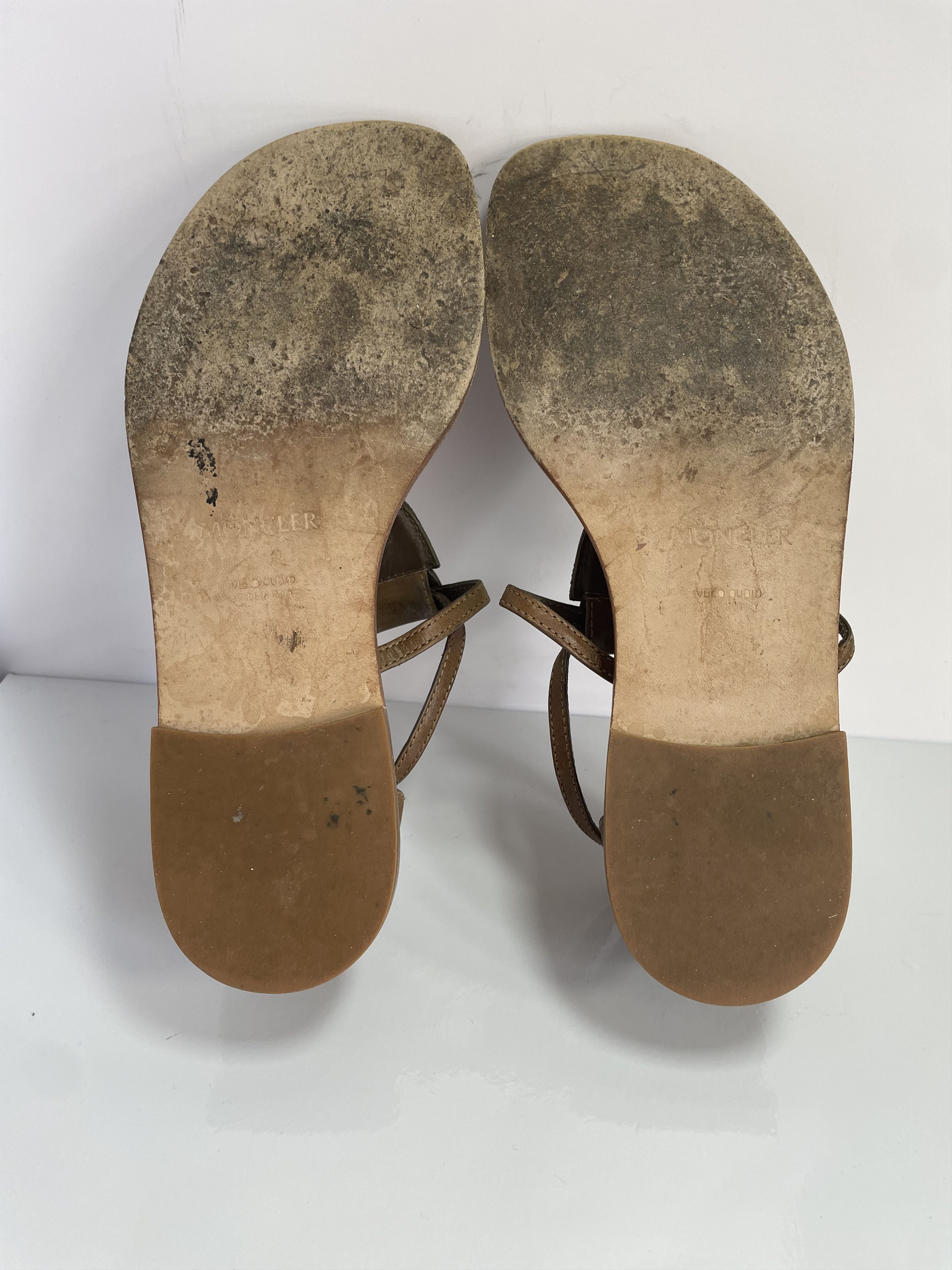 Moncler Moncler leather sandals Size US 7 / IT 37 - 5 Thumbnail