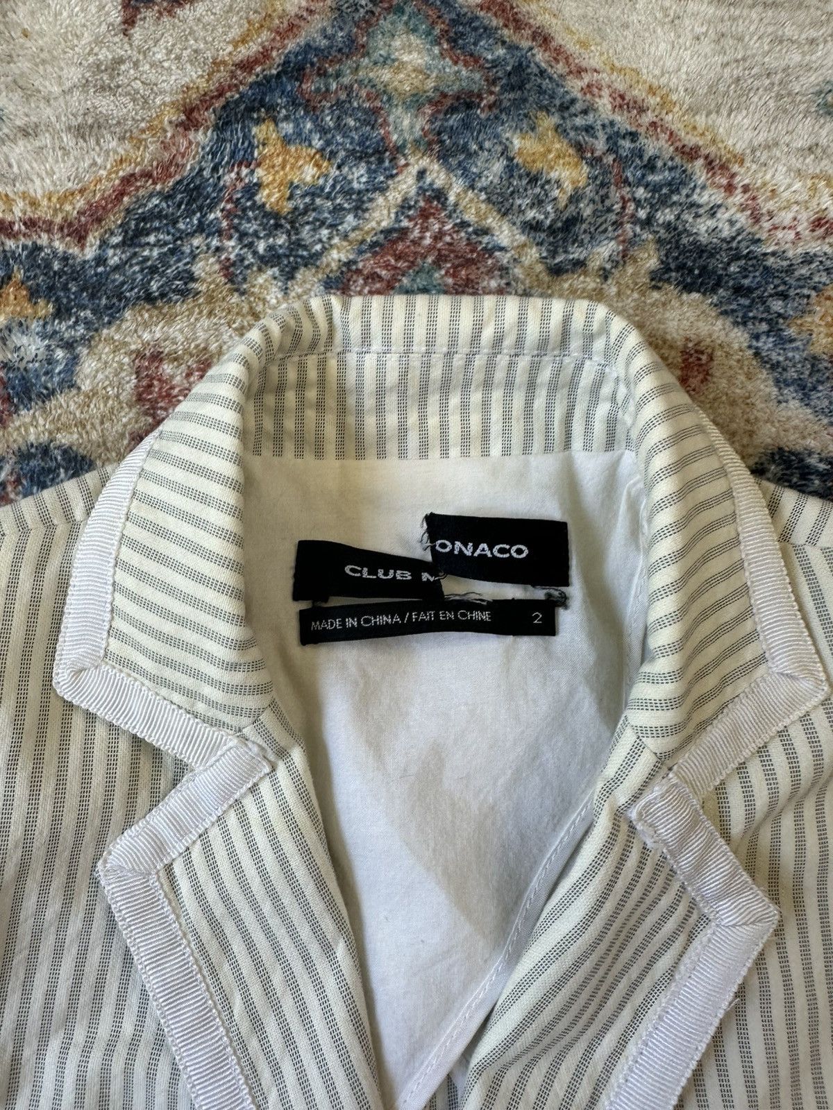Club Monaco Club Monaco Pinstriped Blazer Small Size S / US 4 / IT 40 - 3 Thumbnail