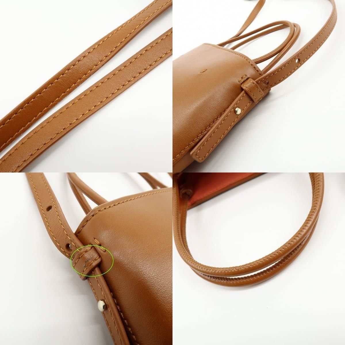 Chloe Chloe Micro Calfskin Top Handle Bag Tan Size ONE SIZE - 4 Thumbnail
